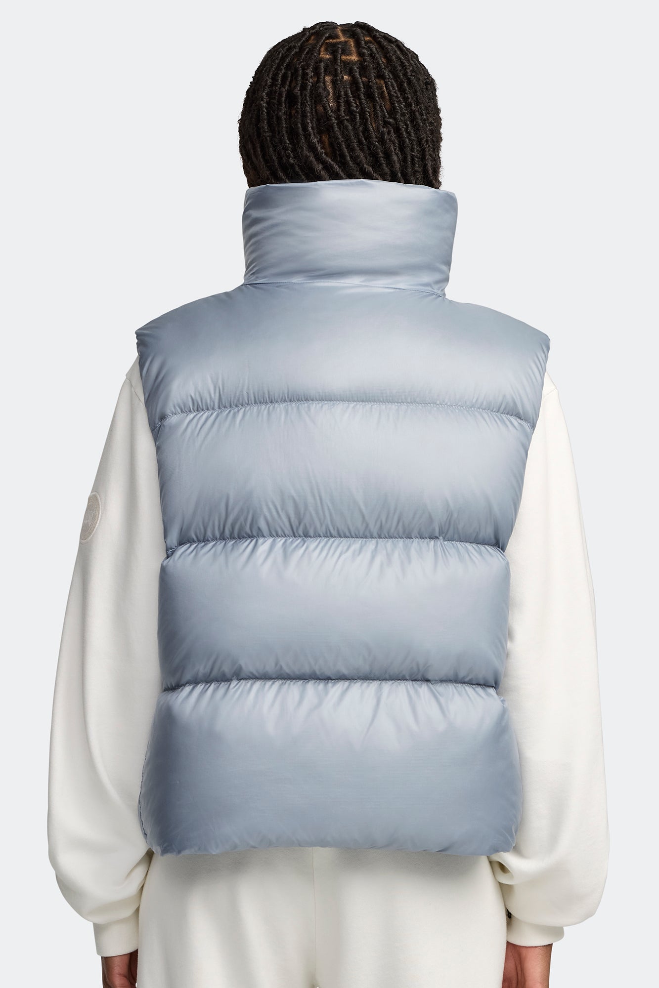 Cypress Puffer Vest White Label (Women) - Light Ozone Blue
