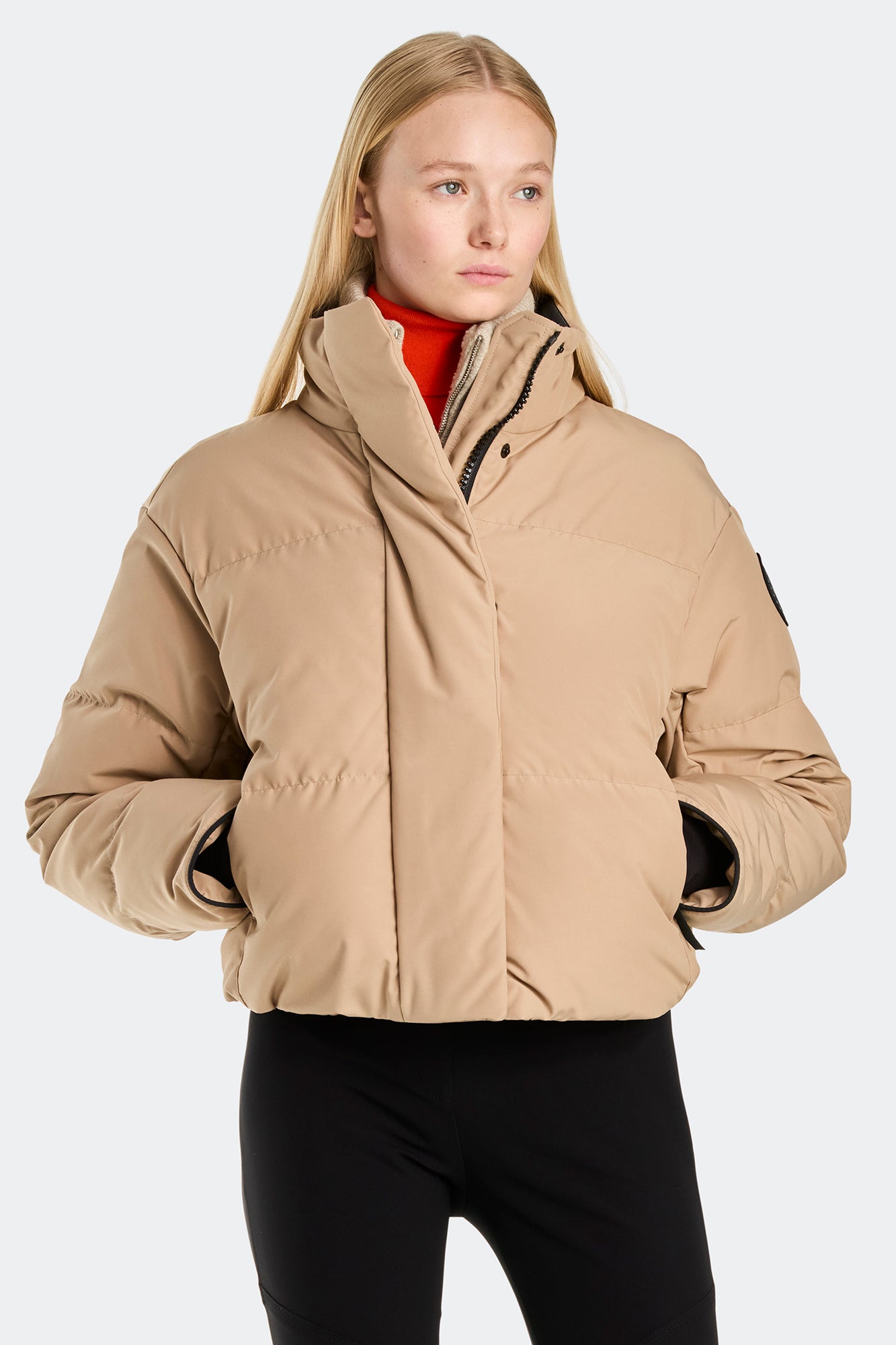 Grandview Cropped Jacket Black Label (Women) - Desert Sand
