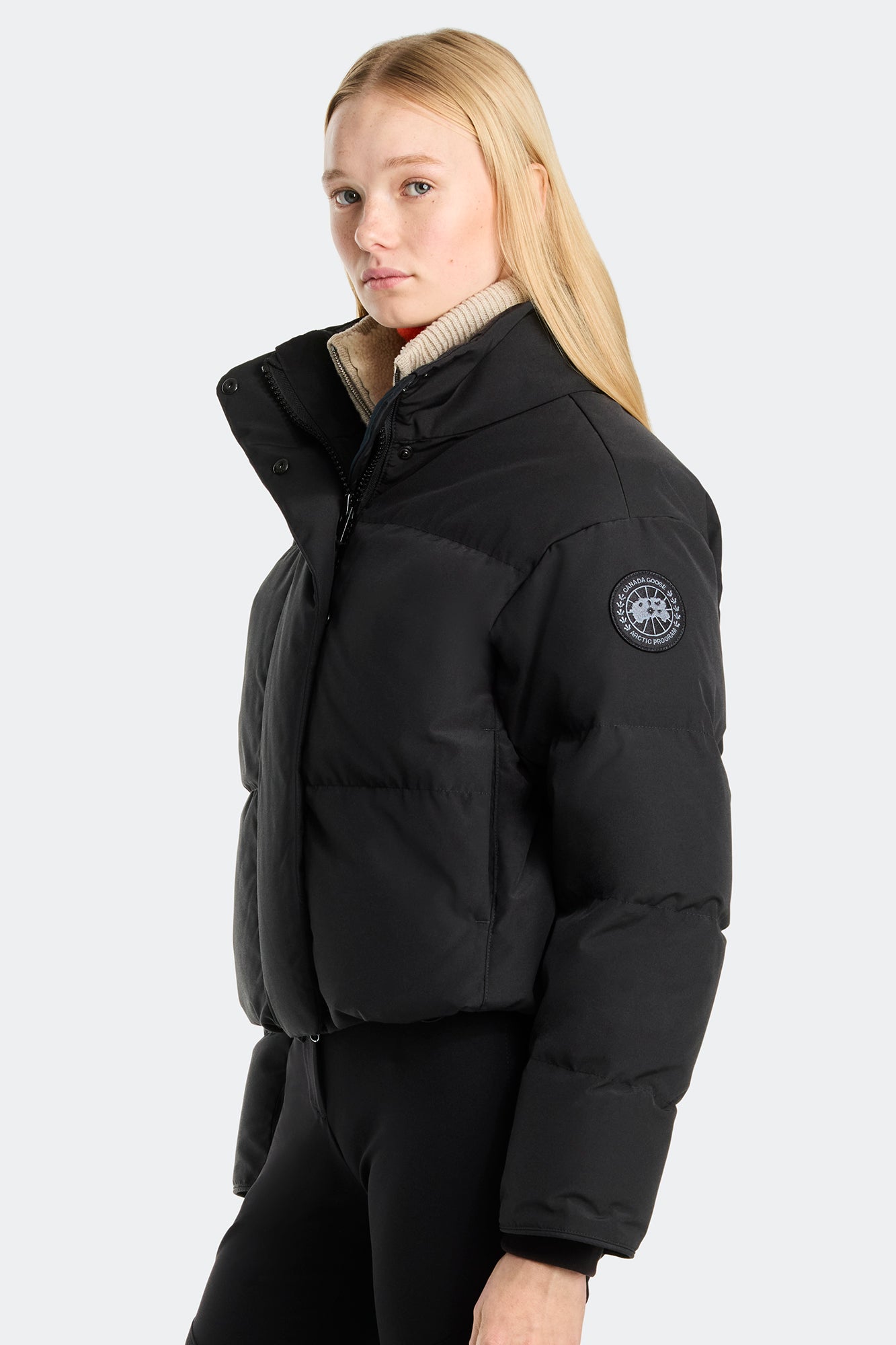 Grandview Cropped Jacket Black Label (Women) - Black