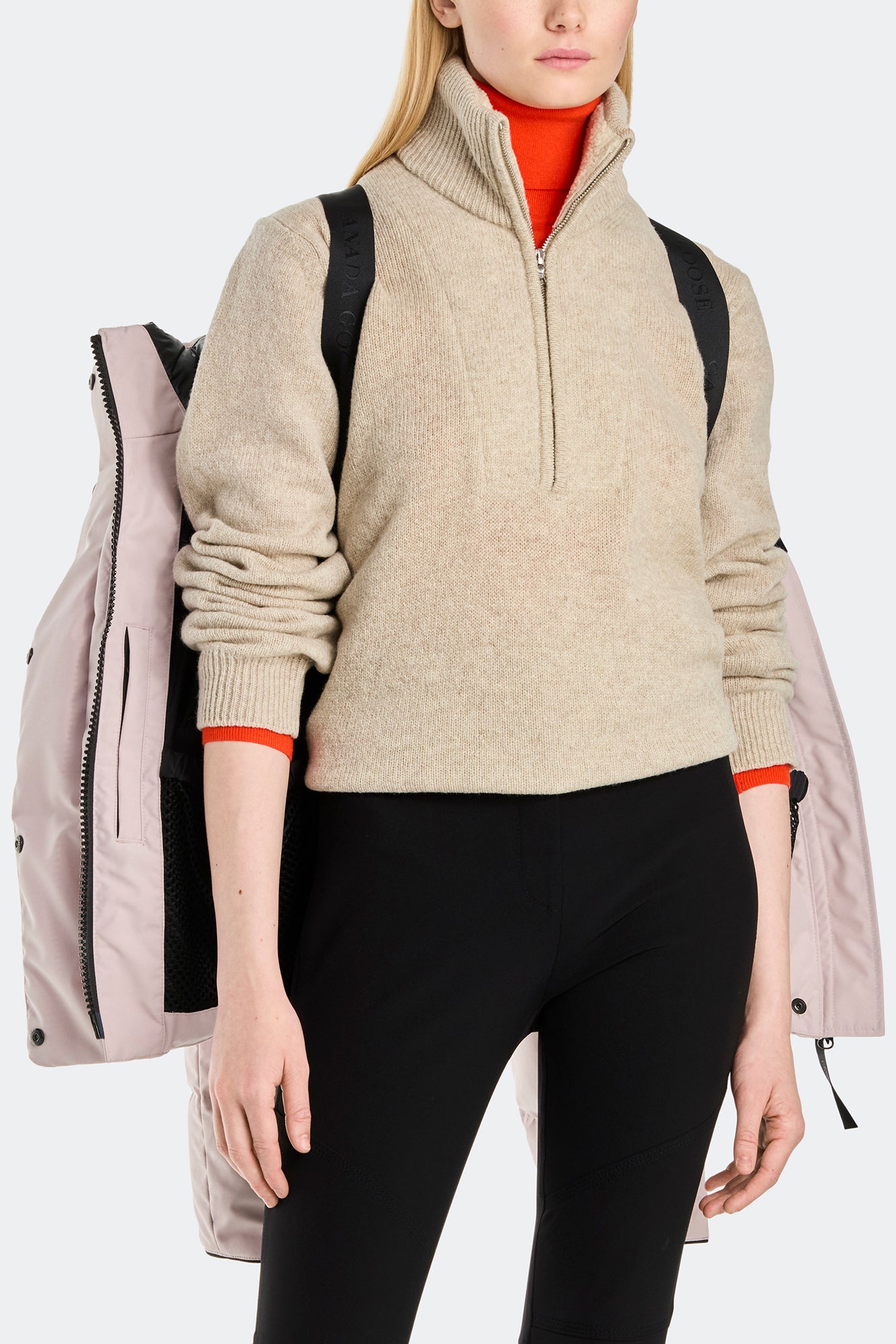 Grandview Cropped Jacket Black Label (Women) - Lucent Rose - Image 7