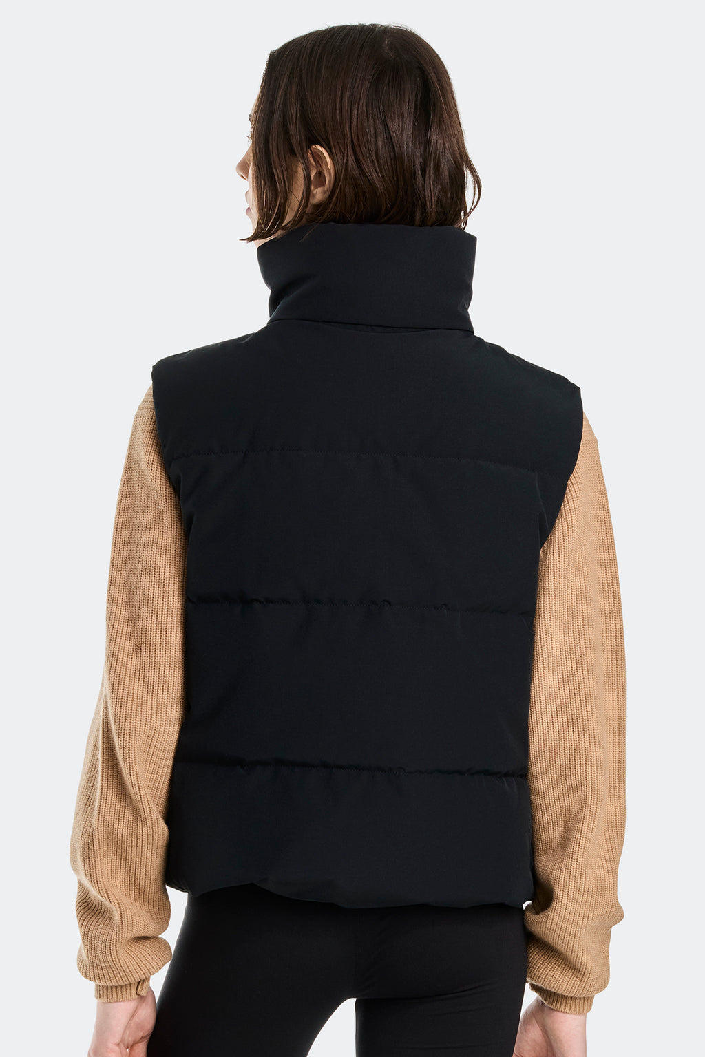 Grandview Cropped Vest Black Label (Women) - Black