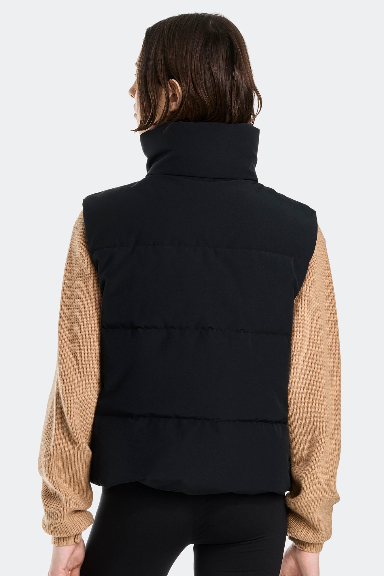 Grandview Cropped Vest Black Label (Women) - Black