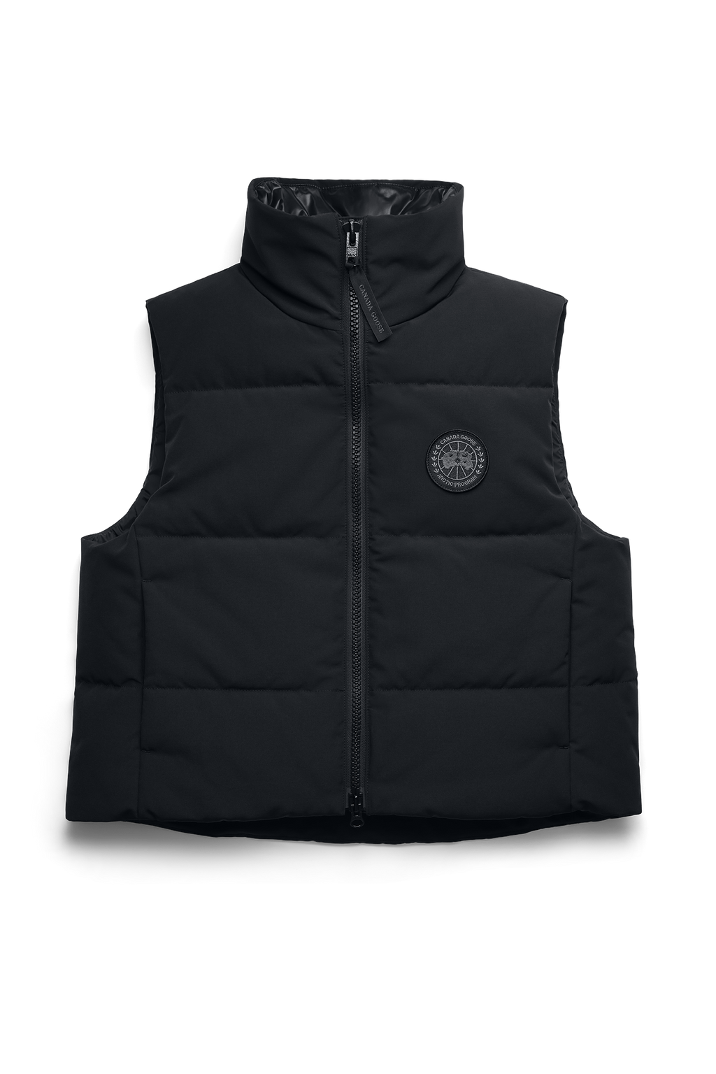 Grandview Cropped Vest Black Label (Women) - Black