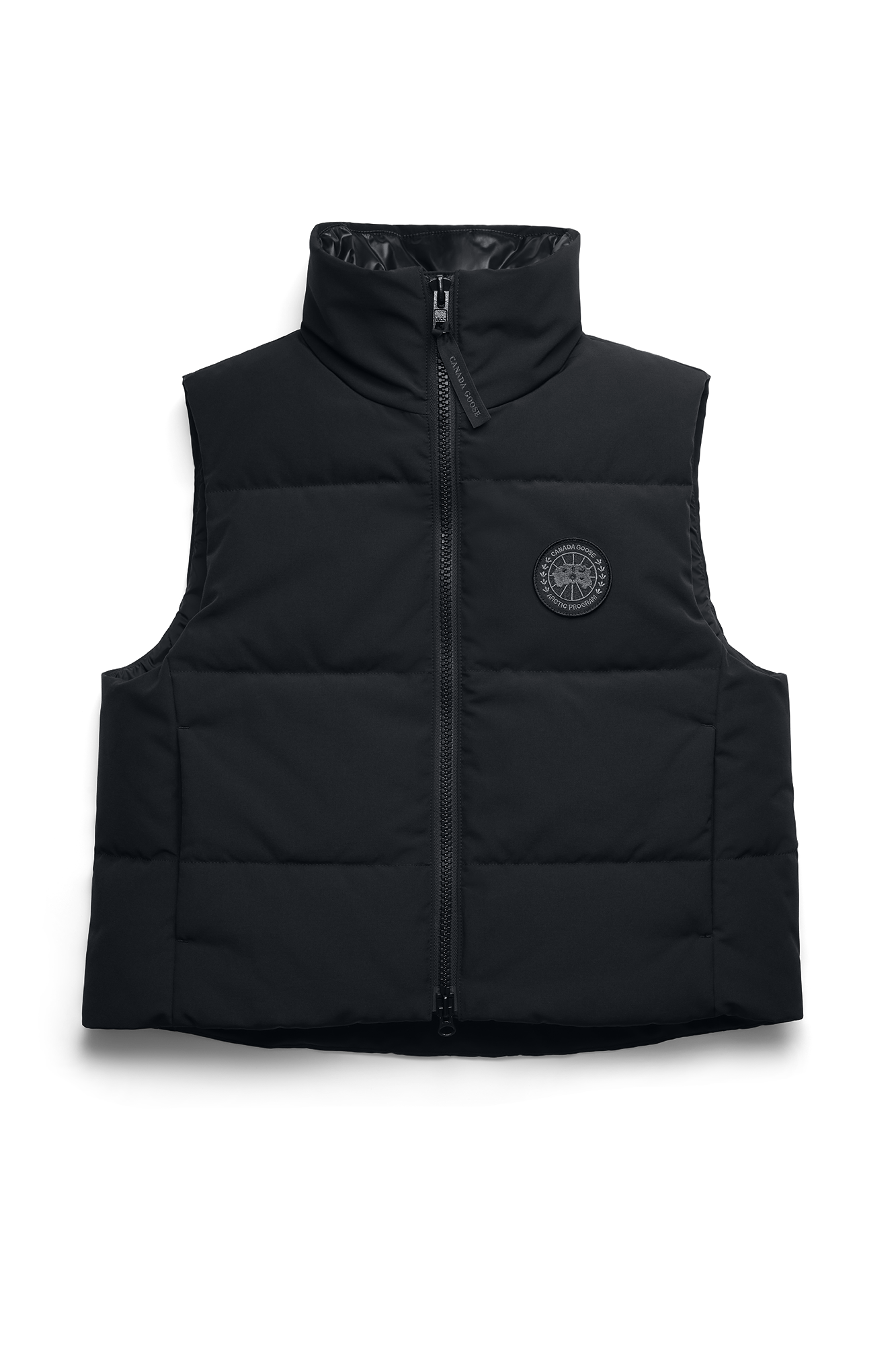 Grandview Cropped Vest Black Label (Women) - Black