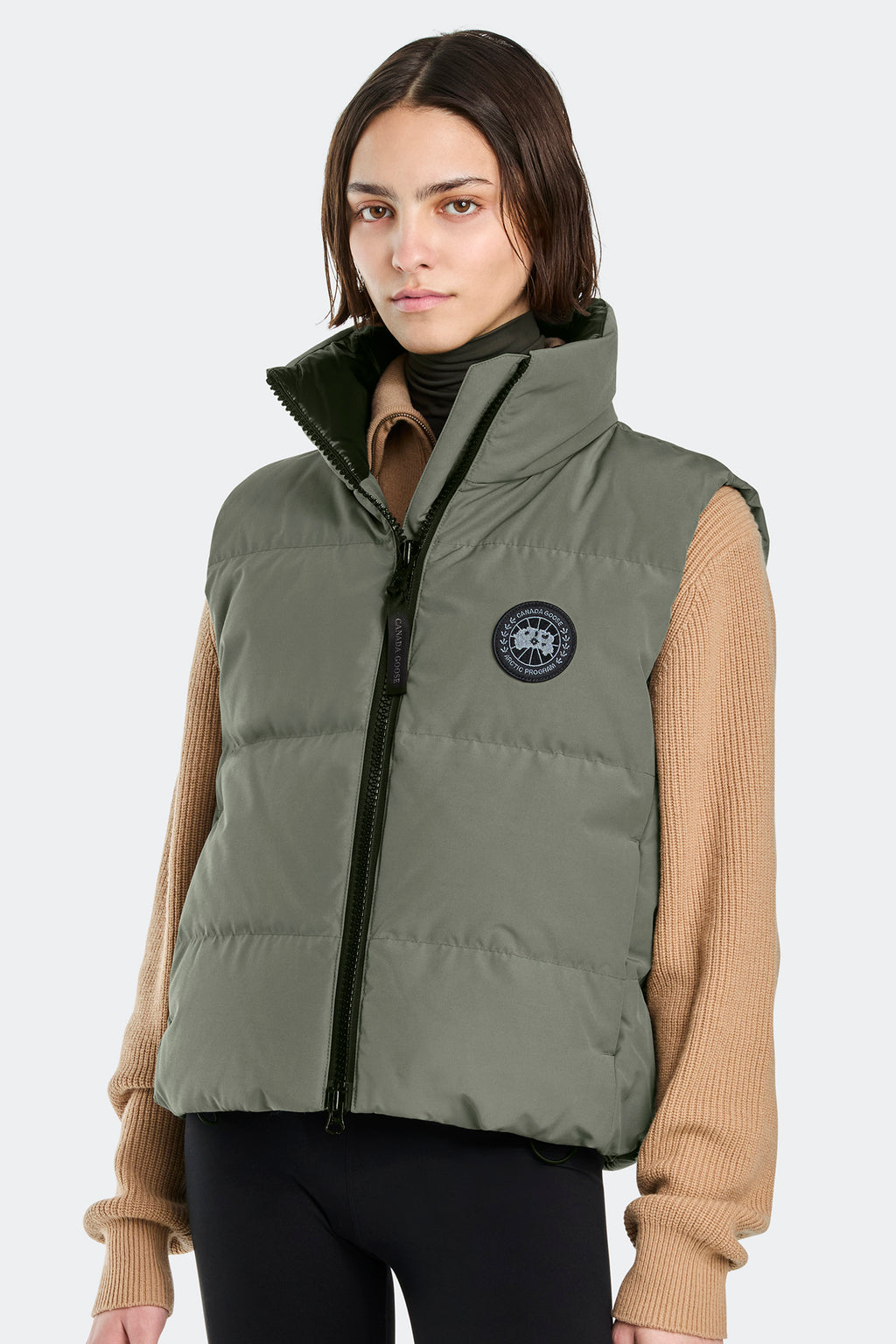 Grandview Cropped Vest Black Label (Women) - Sagebrush