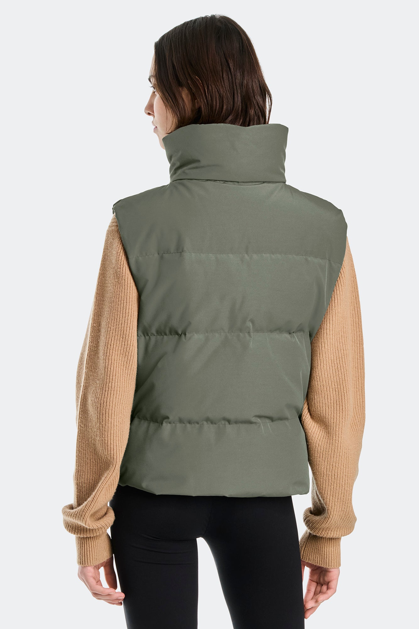 Grandview Cropped Vest Black Label (Women) - Sagebrush