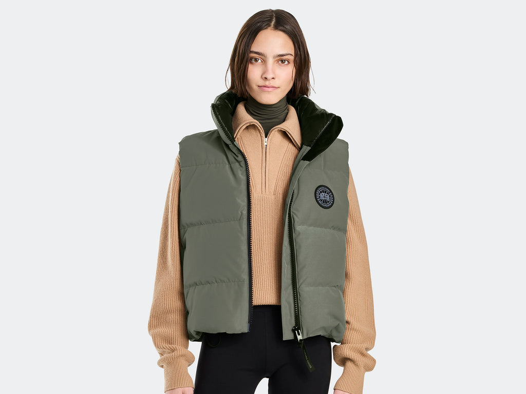 Grandview Cropped Vest Black Label (Women) - Sagebrush