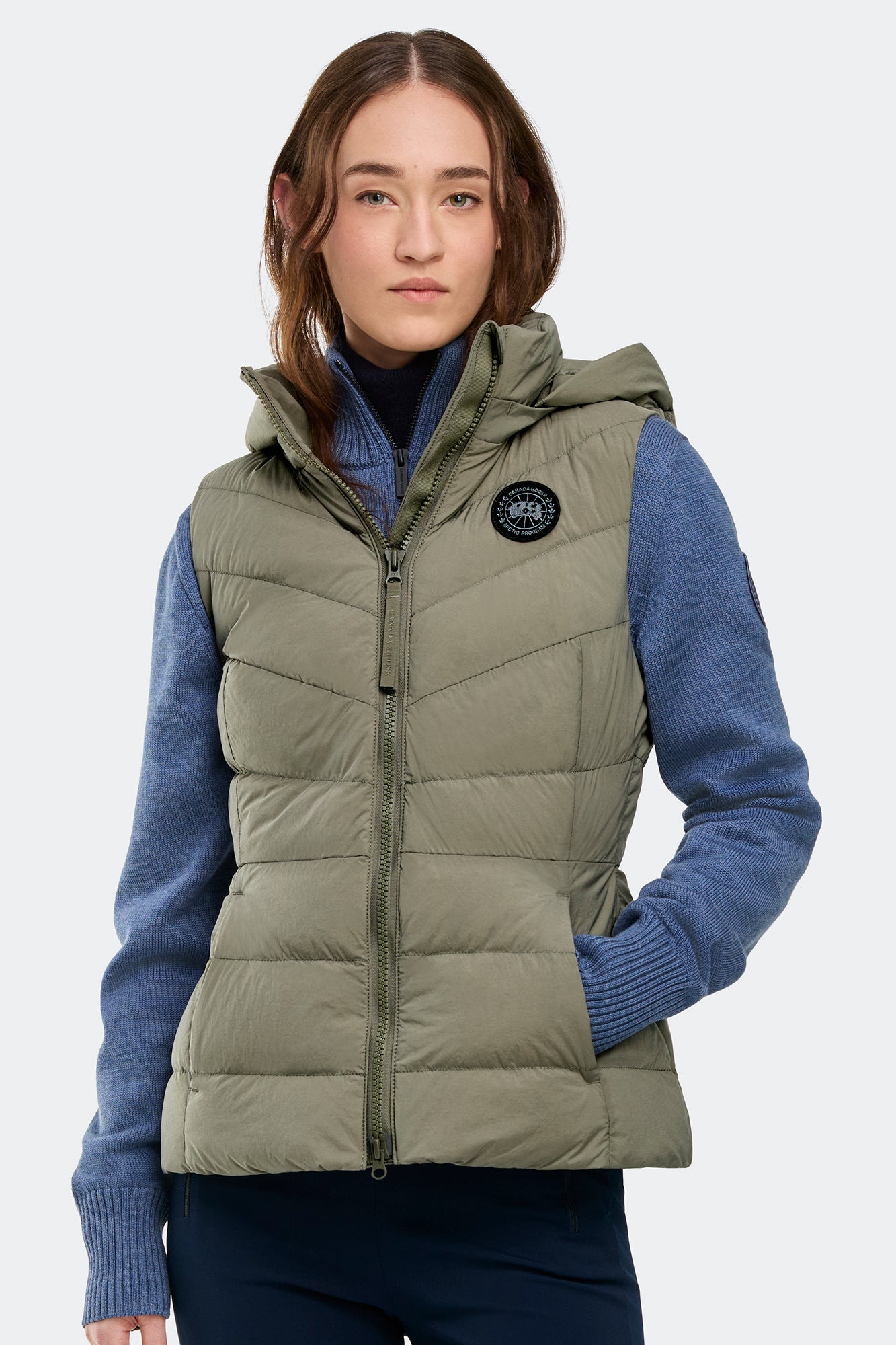Clair Vest Black Label (Women) - Smokey Sage