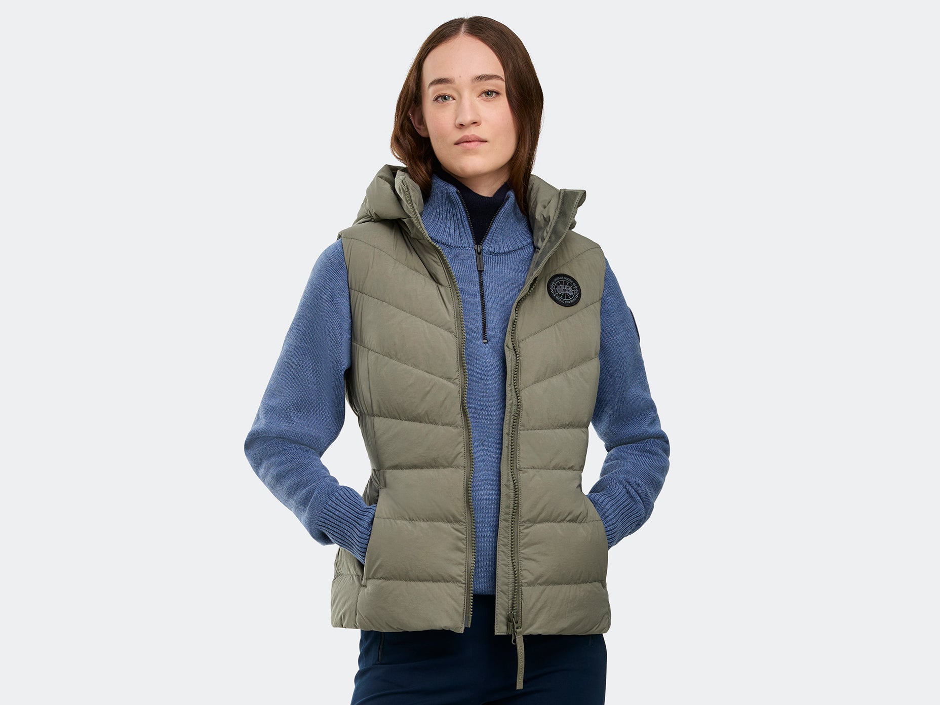 Clair Vest Black Label (Women) - Smokey Sage