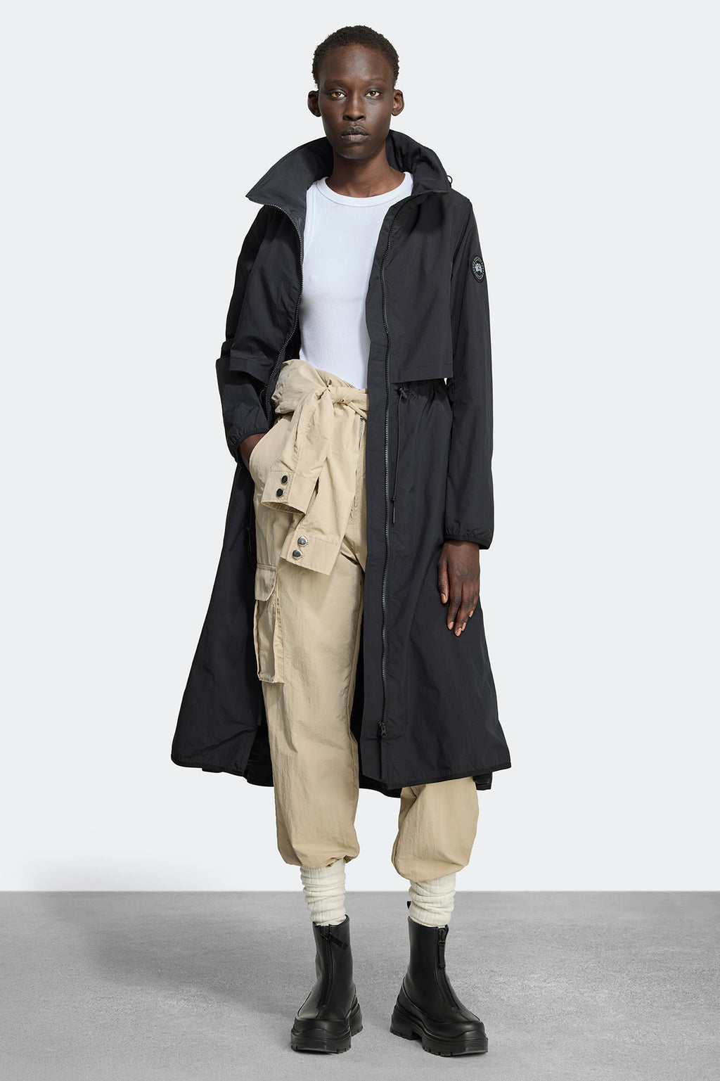 Sinclair Long Coat Black Label (Women) - Black