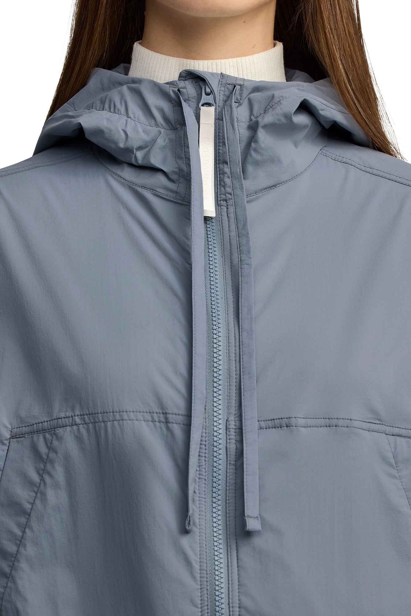 Kaslo Cropped Jacket White Label - Light Ozone Blue - Image 6