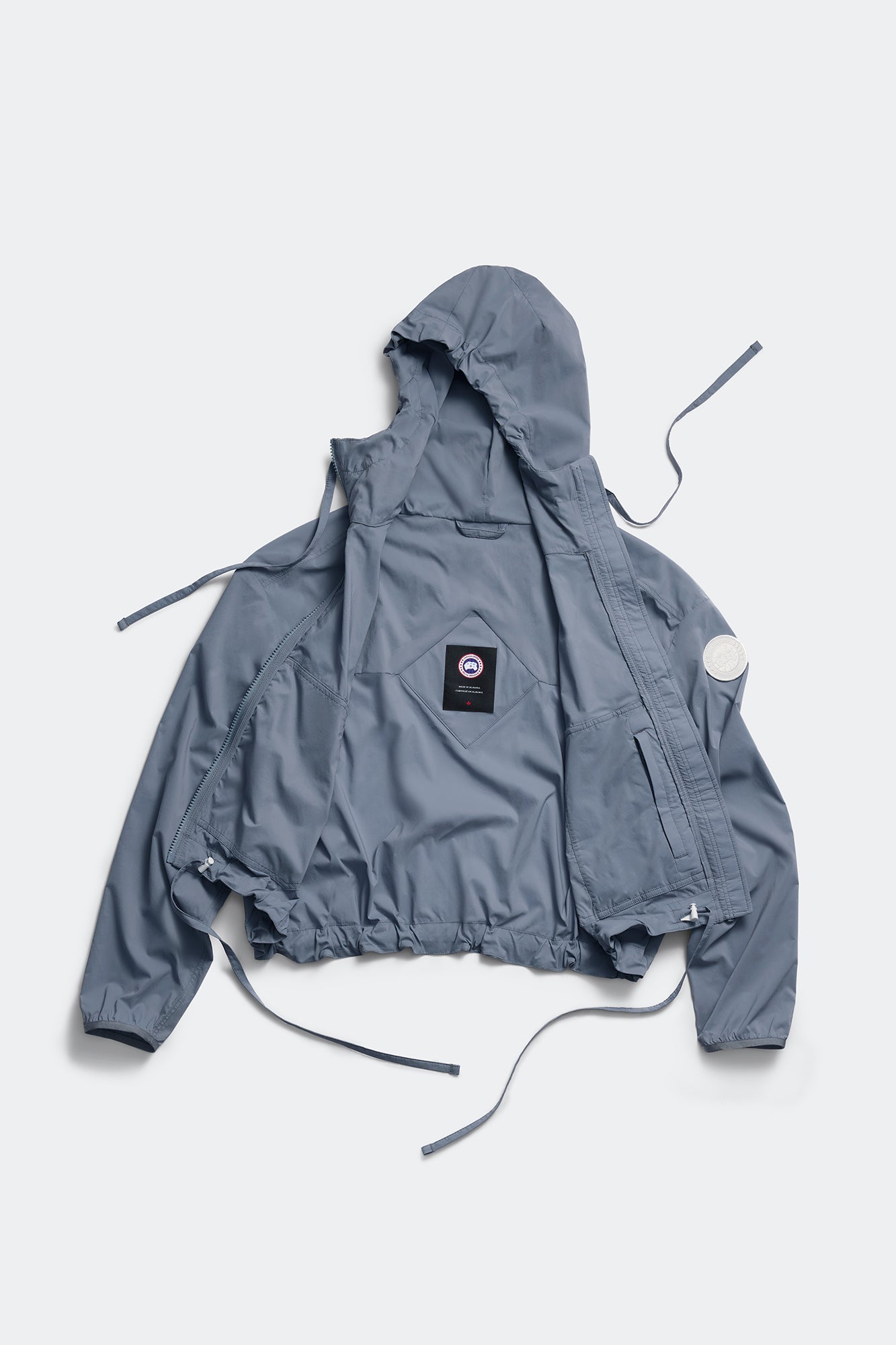 Kaslo Cropped Jacket White Label - Light Ozone Blue - Image 10