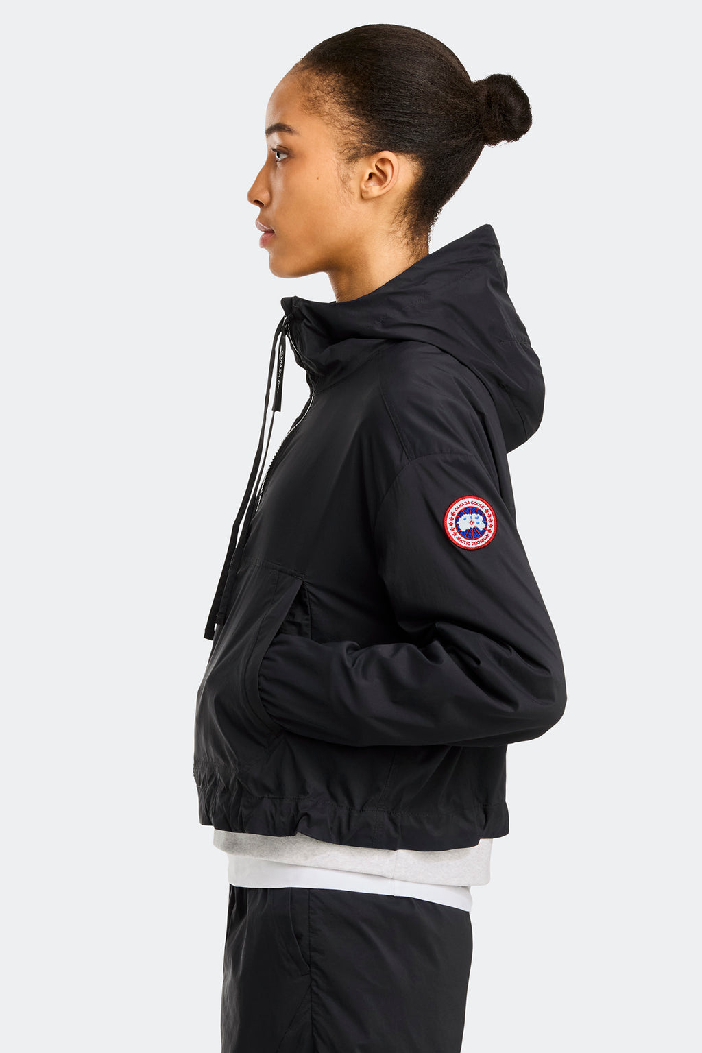 Kaslo Cropped Jacket (Women) - Black