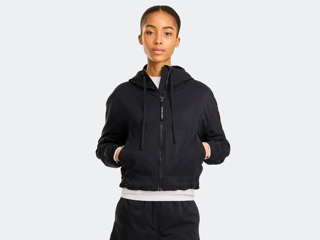 Kaslo Cropped Jacket (Women) - Black