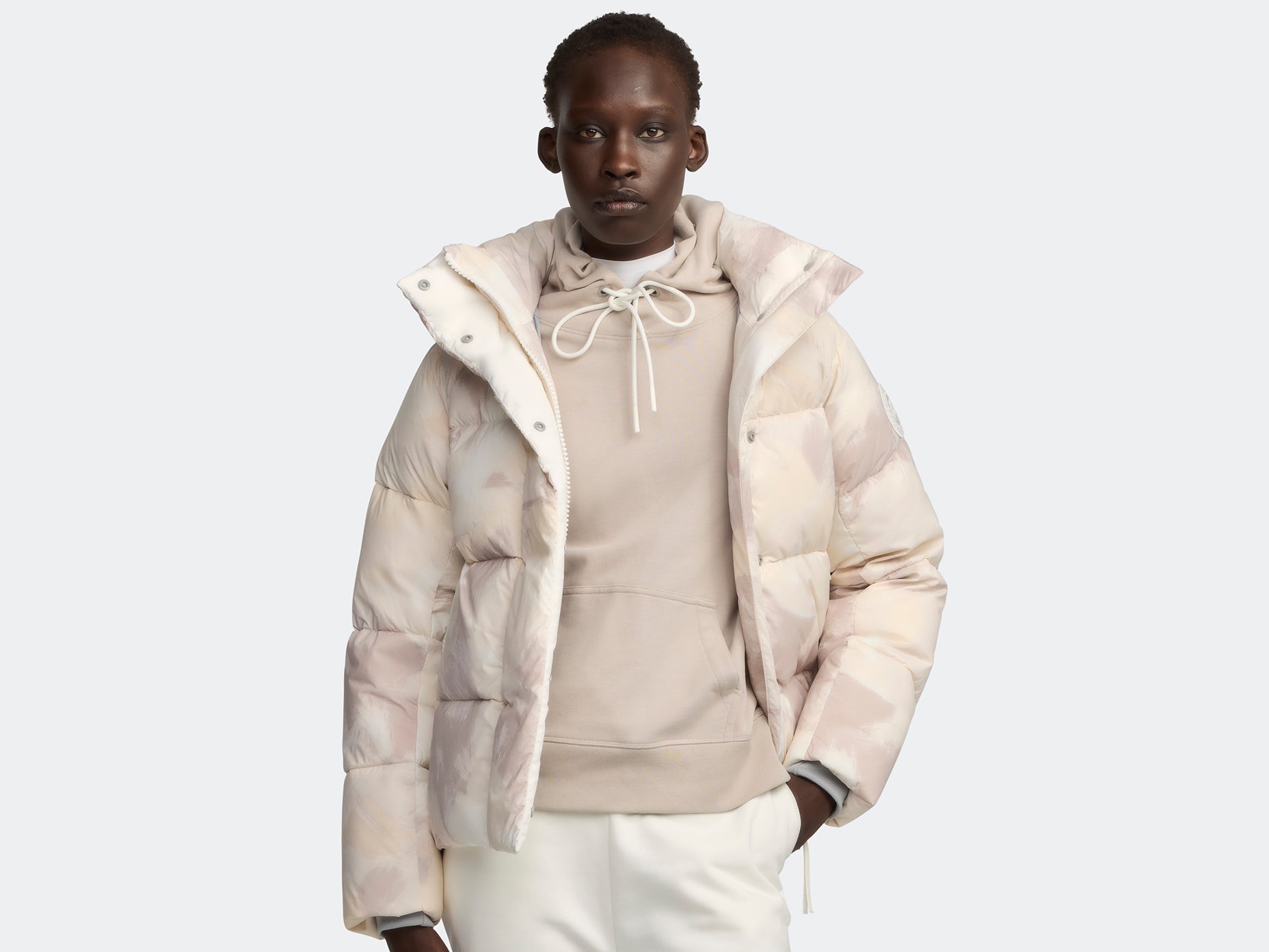 Junction Parka Print (Women) - Washed Tonal Print