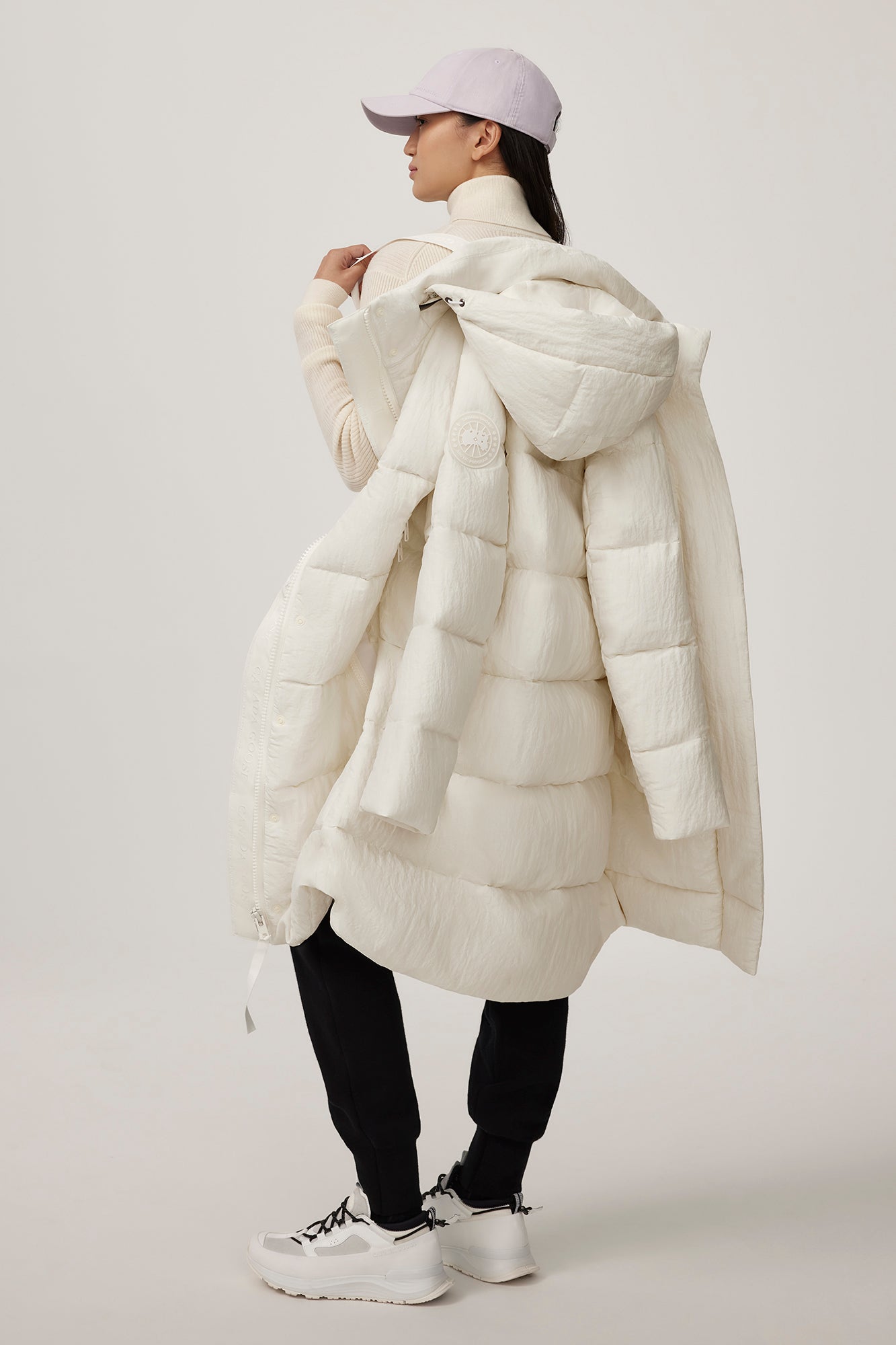 Byward Parka Shiny Crinkle (Women) - North Star White