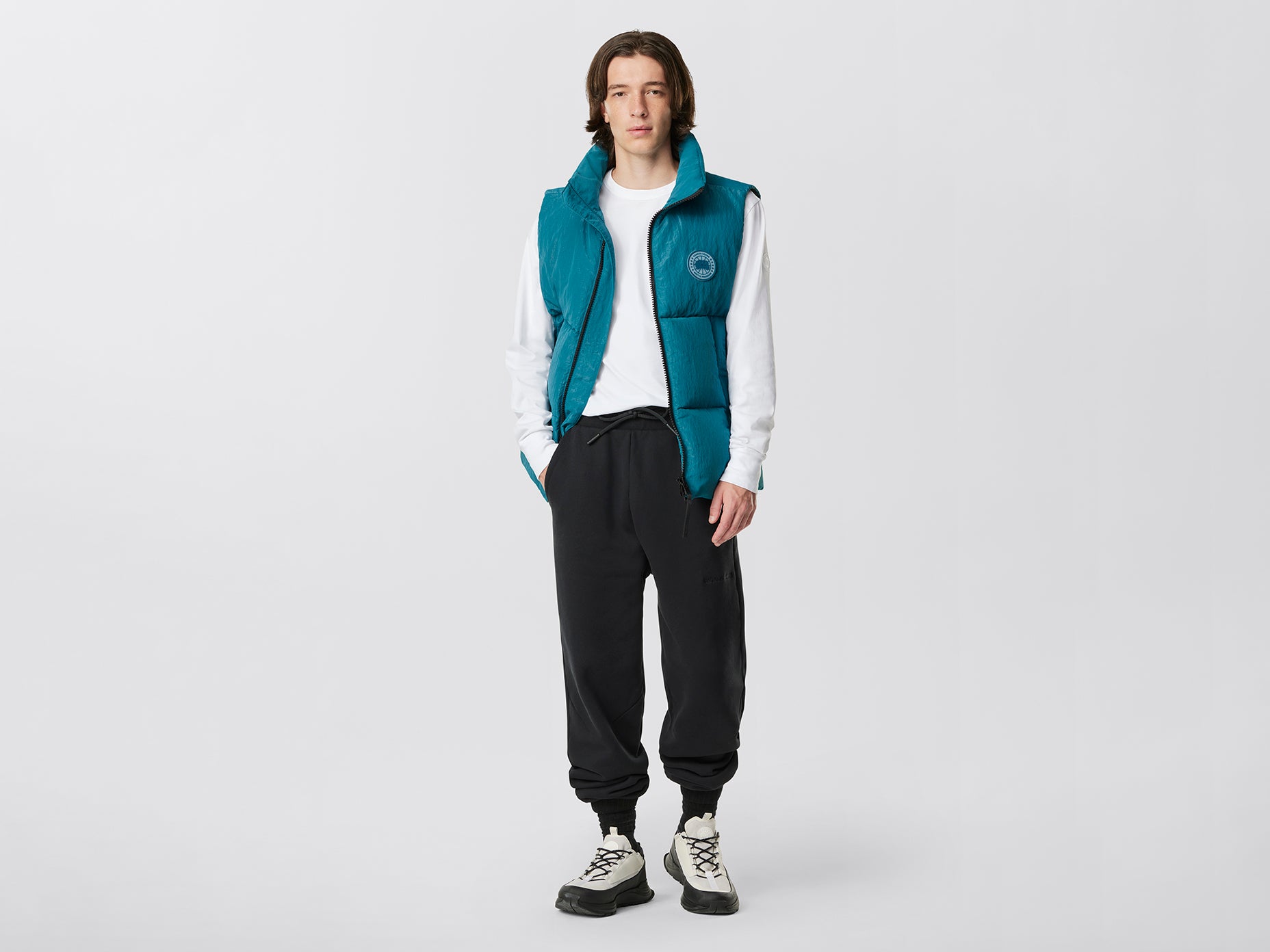 Everett Vest City Lights (Men) - Teal Daze