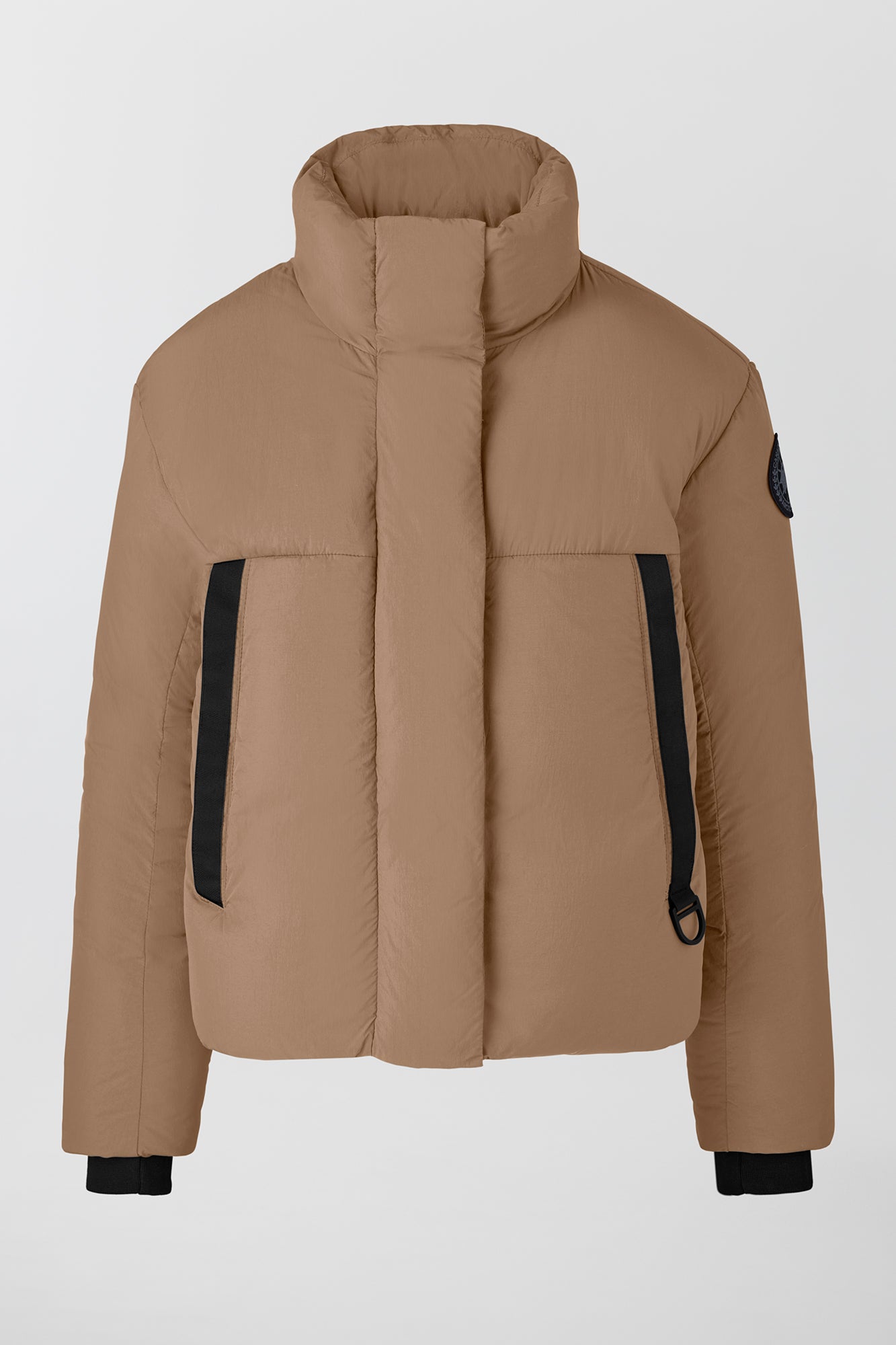 Junction Cropped Puffer Black Label (Women) - Desert Sand