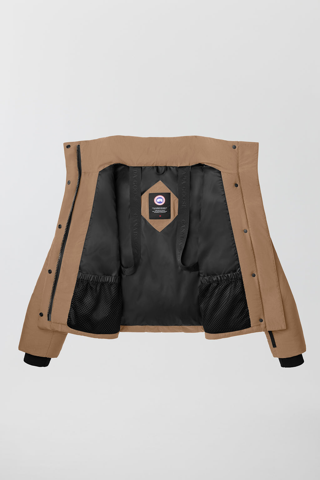 Junction Cropped Puffer Black Label (Women) - Desert Sand - Image 7