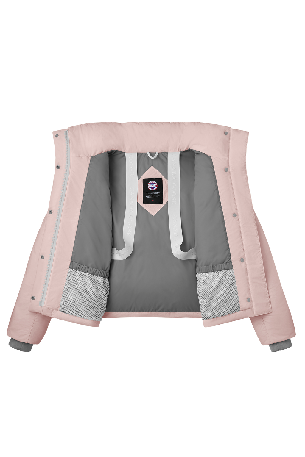 Junction Cropped Puffer (Women) - Pink Lemonade - Image 5