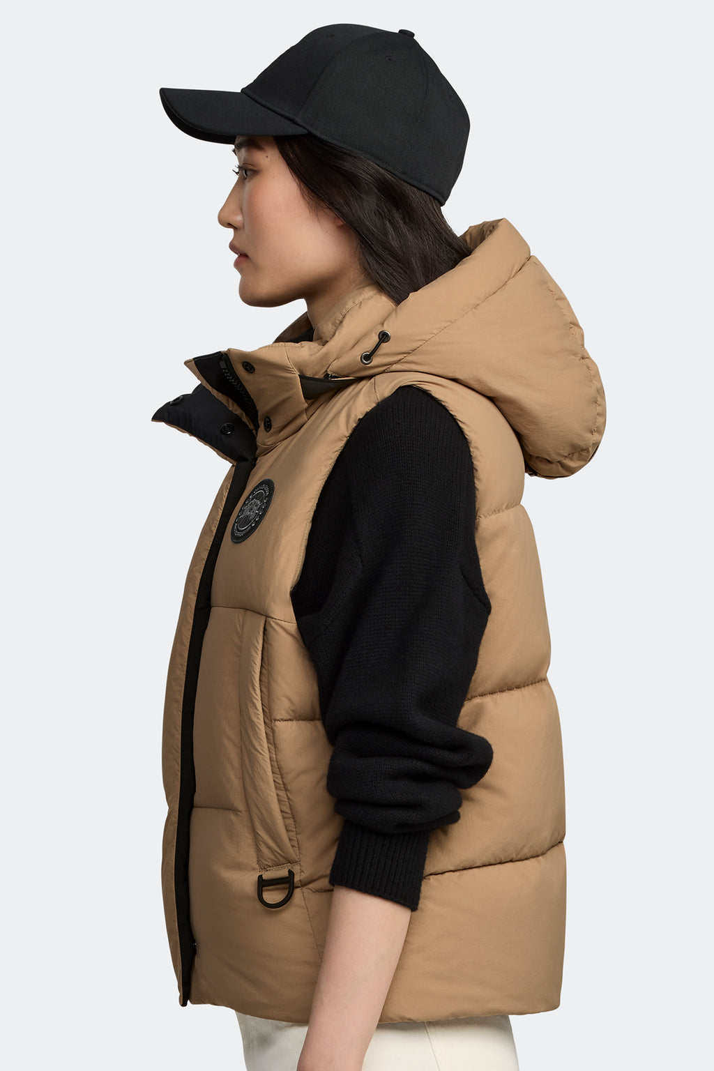 Junction Puffer Vest Black Label - Desert Sand