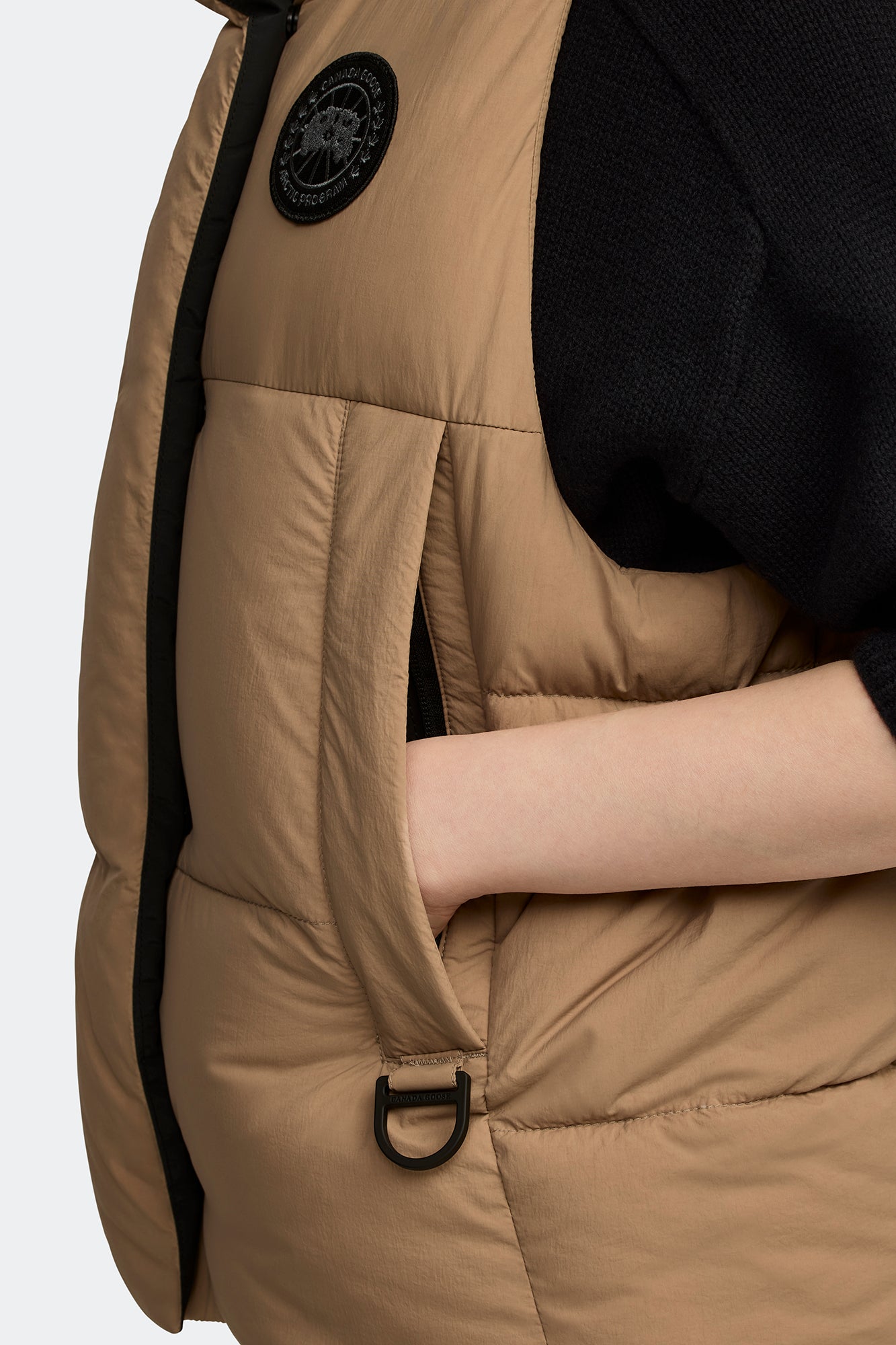 Junction Puffer Vest Black Label - Desert Sand