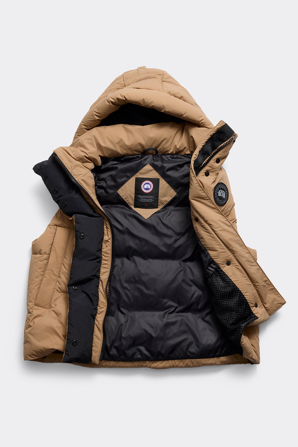 Junction Puffer Vest Black Label - Desert Sand - Image 8