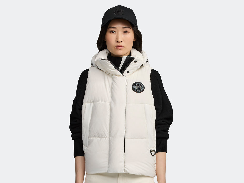 Junction Puffer Vest Black Label - North Star White