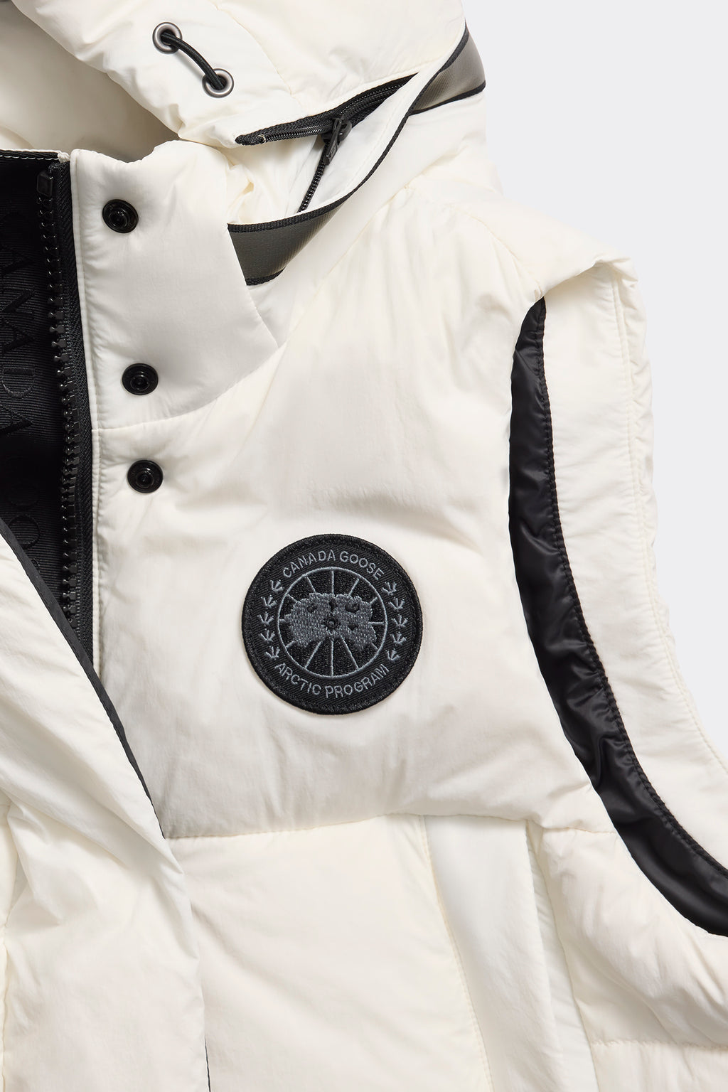 Junction Puffer Vest Black Label - North Star White - Image 9
