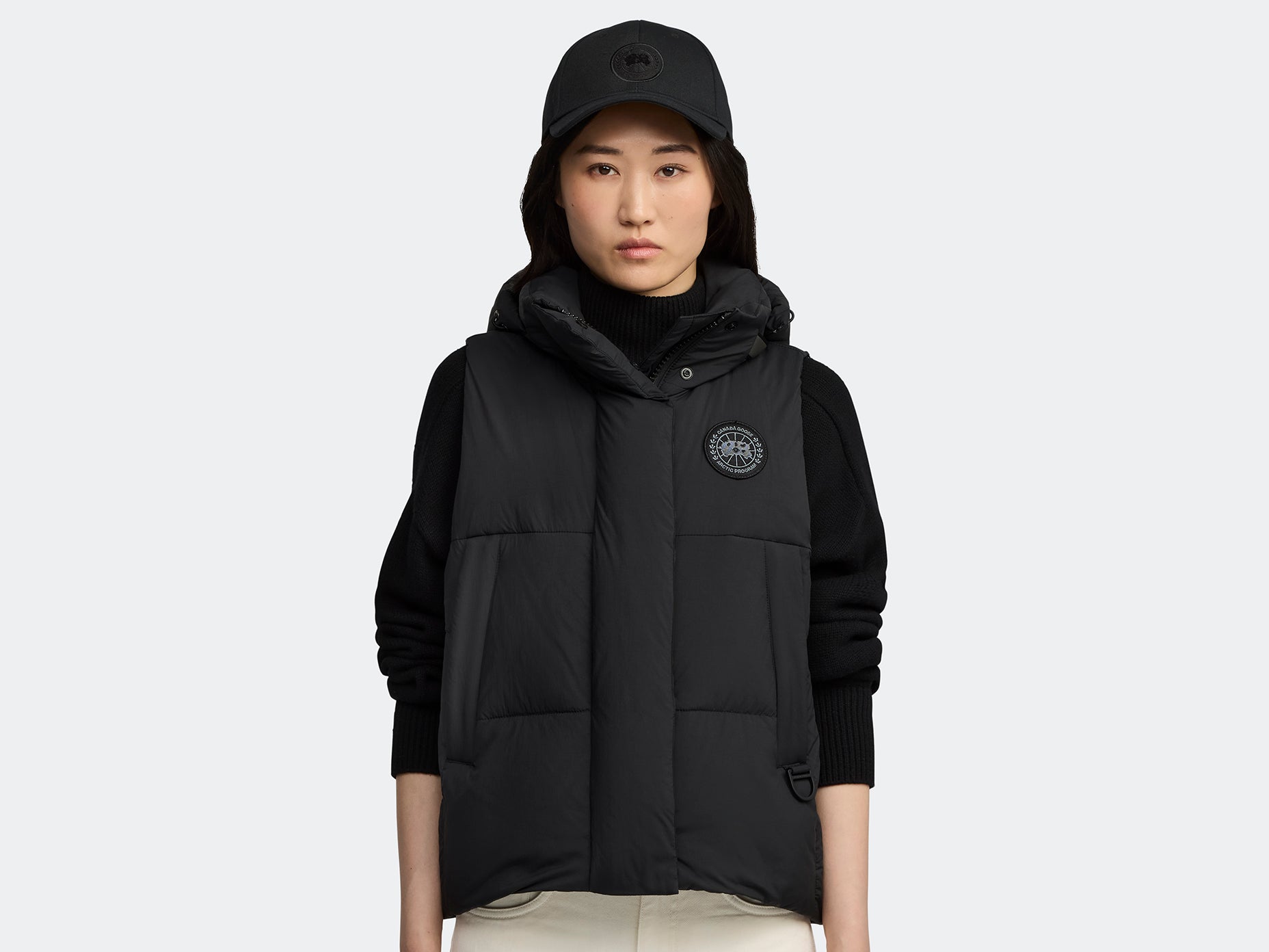 Junction Puffer Vest Black Label - Black