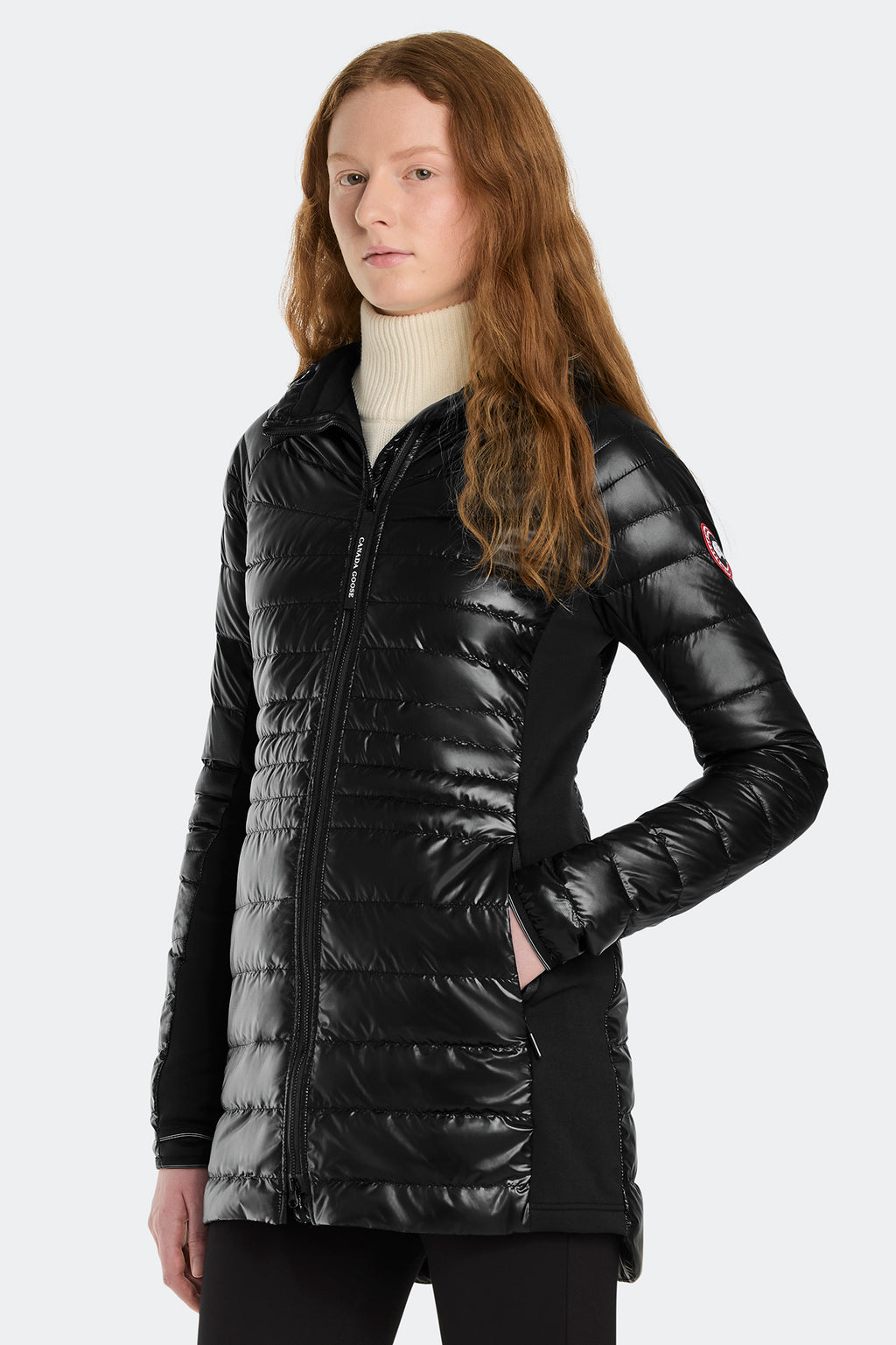 HyBridge® Lite Hooded Coat (Women) - Black