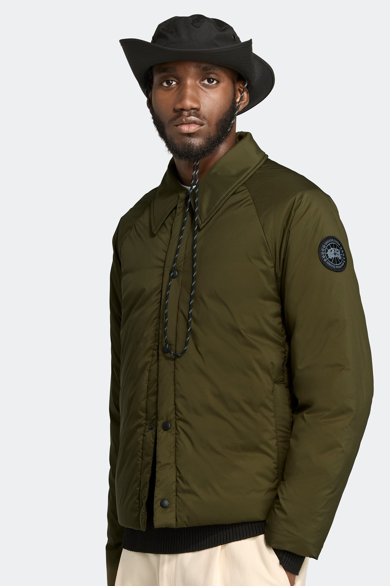 Lodge Coach Jacket Black Label (Men) - Military Green
