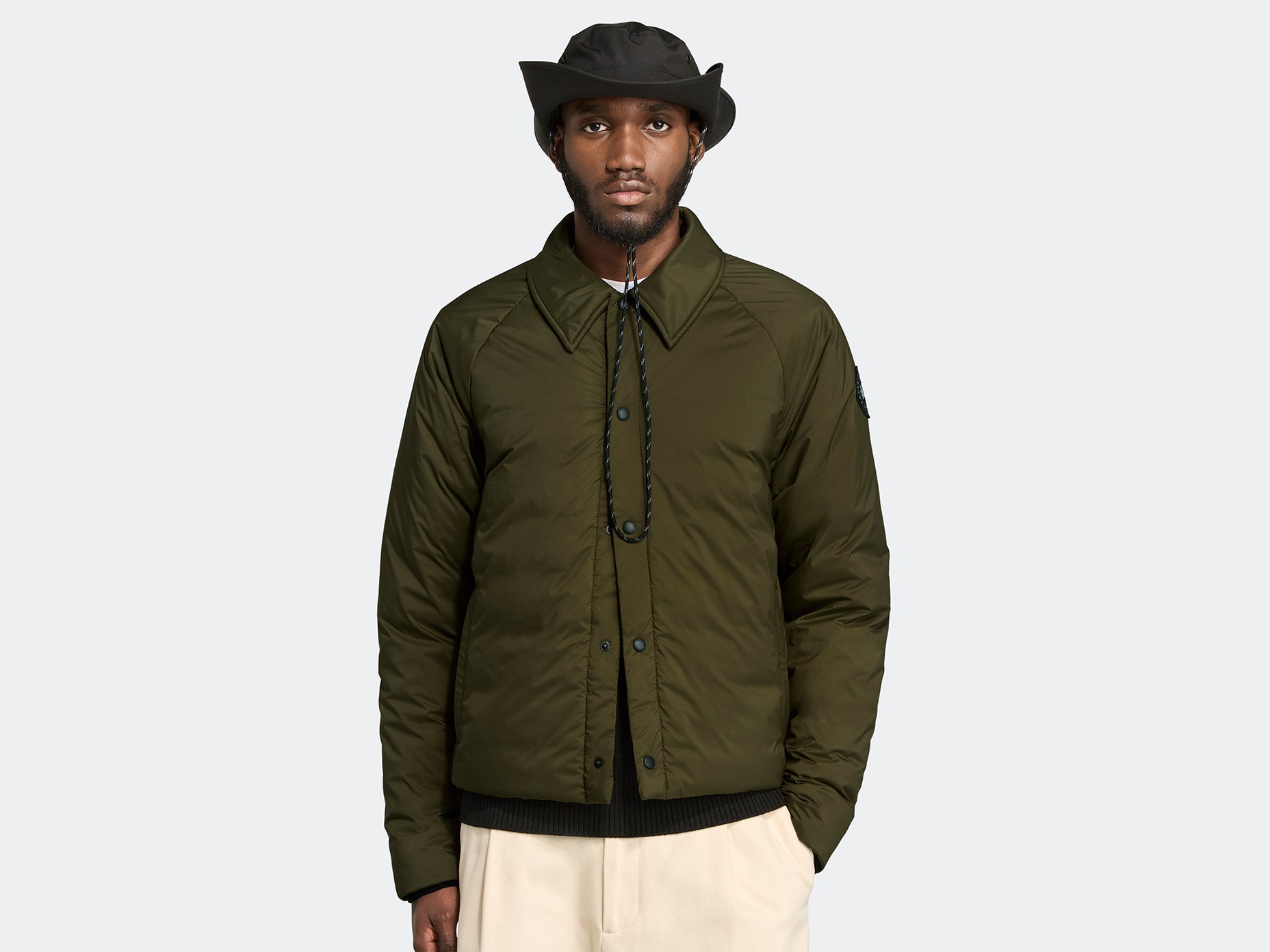 Lodge Coach Jacket Black Label (Men) - Military Green