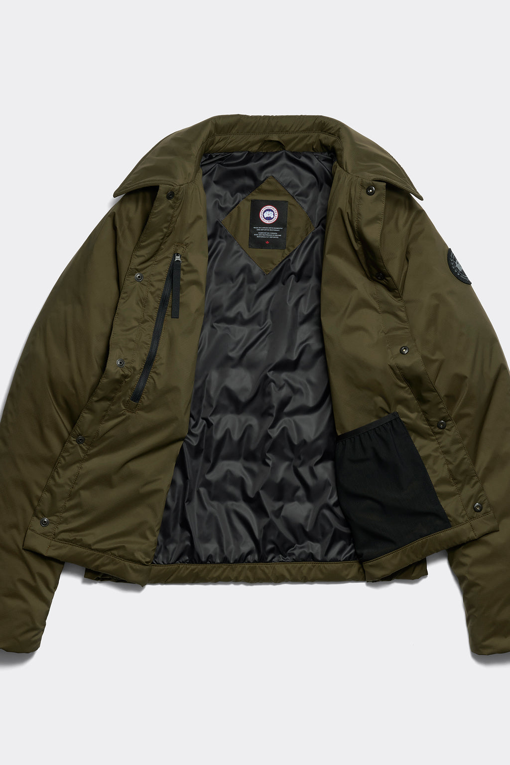 Lodge Coach Jacket Black Label (Men) - Military Green - Image 8