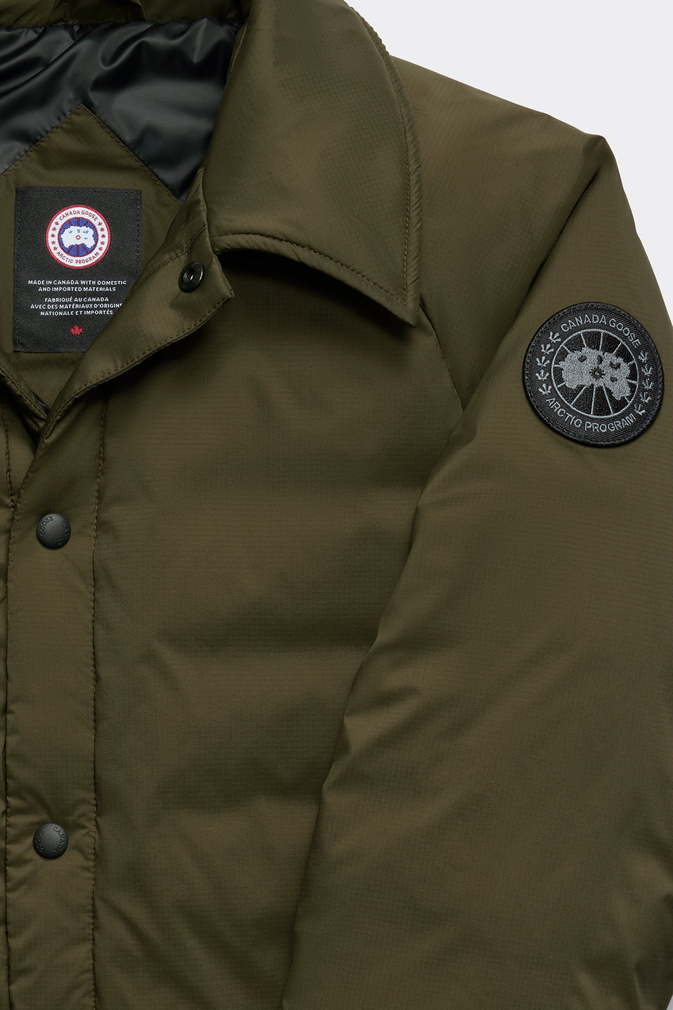 Lodge Coach Jacket Black Label (Men) - Military Green - Image 9
