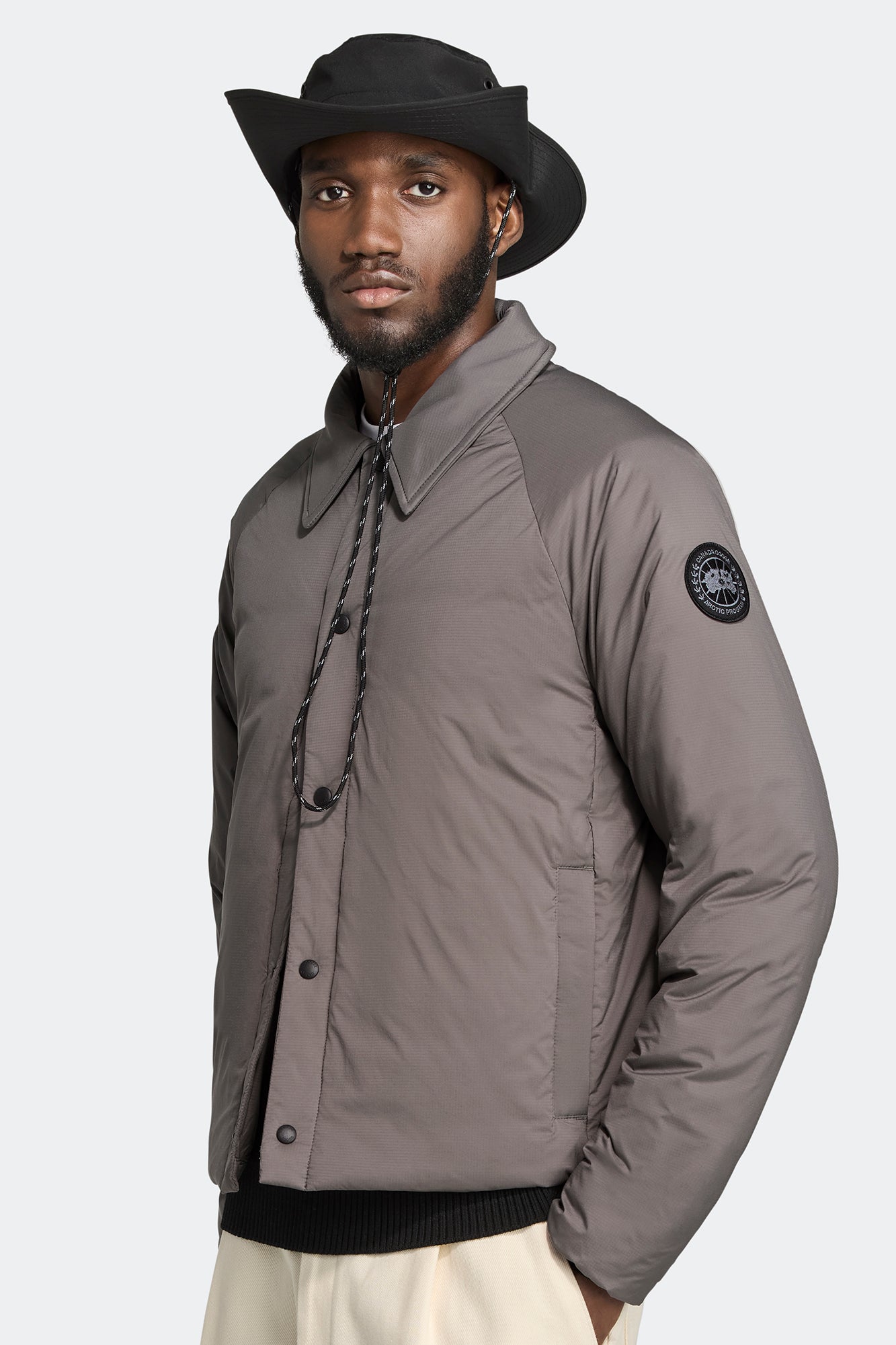 Lodge Coach Jacket Black Label (Men) - Coastal Grey