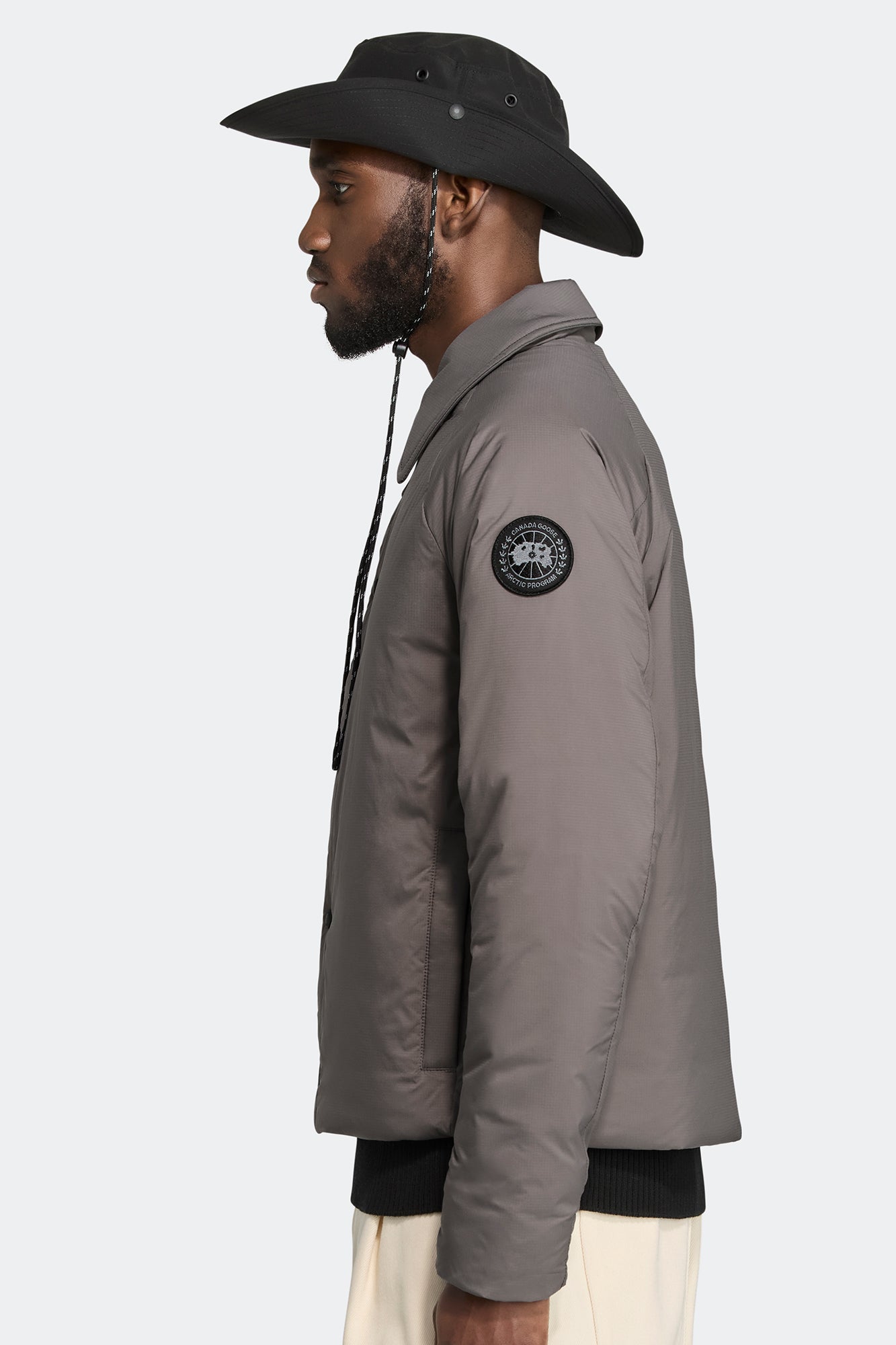 Lodge Coach Jacket Black Label (Men) - Coastal Grey