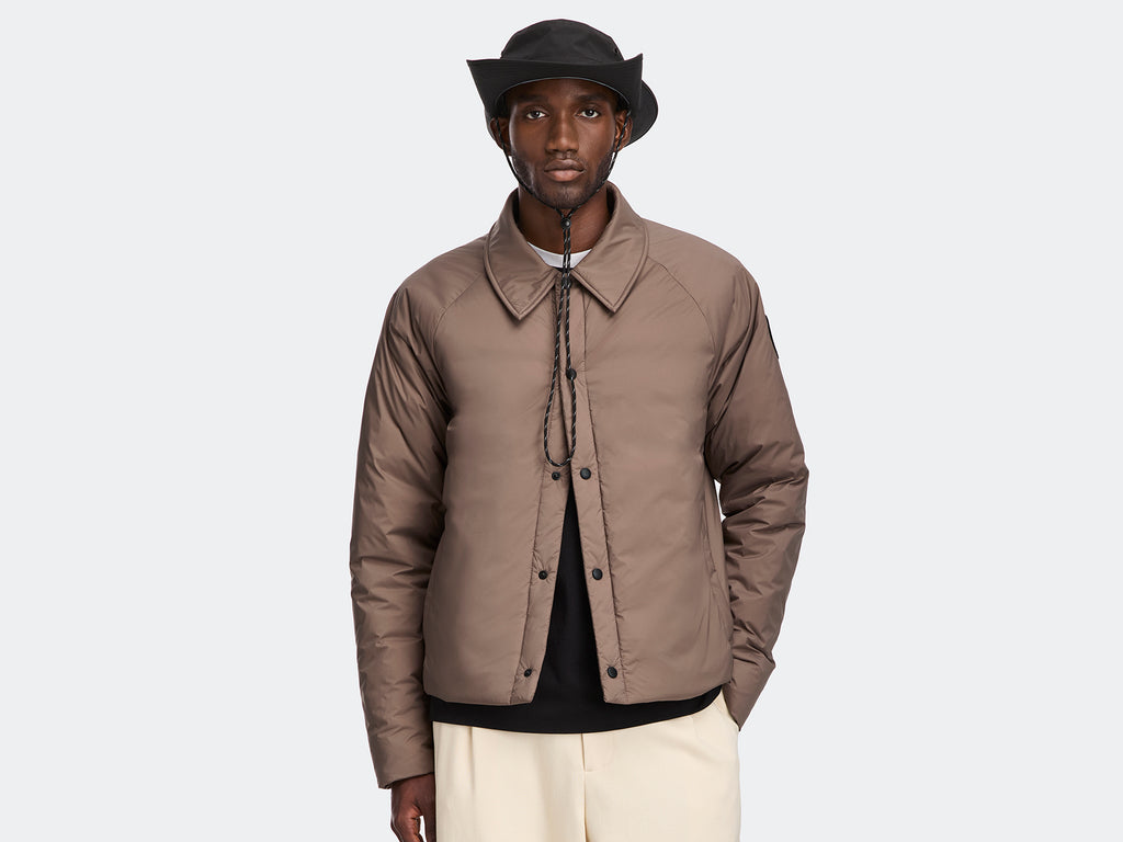 Lodge Coach Jacket Black Label (Men) - Taupe Grey