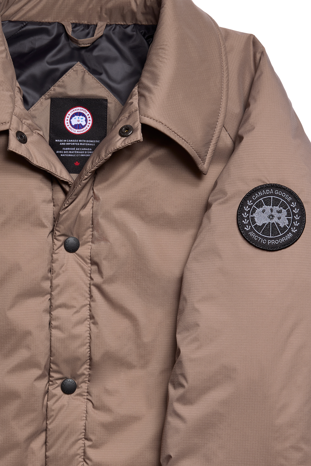 Lodge Coach Jacket Black Label (Men) - Taupe Grey