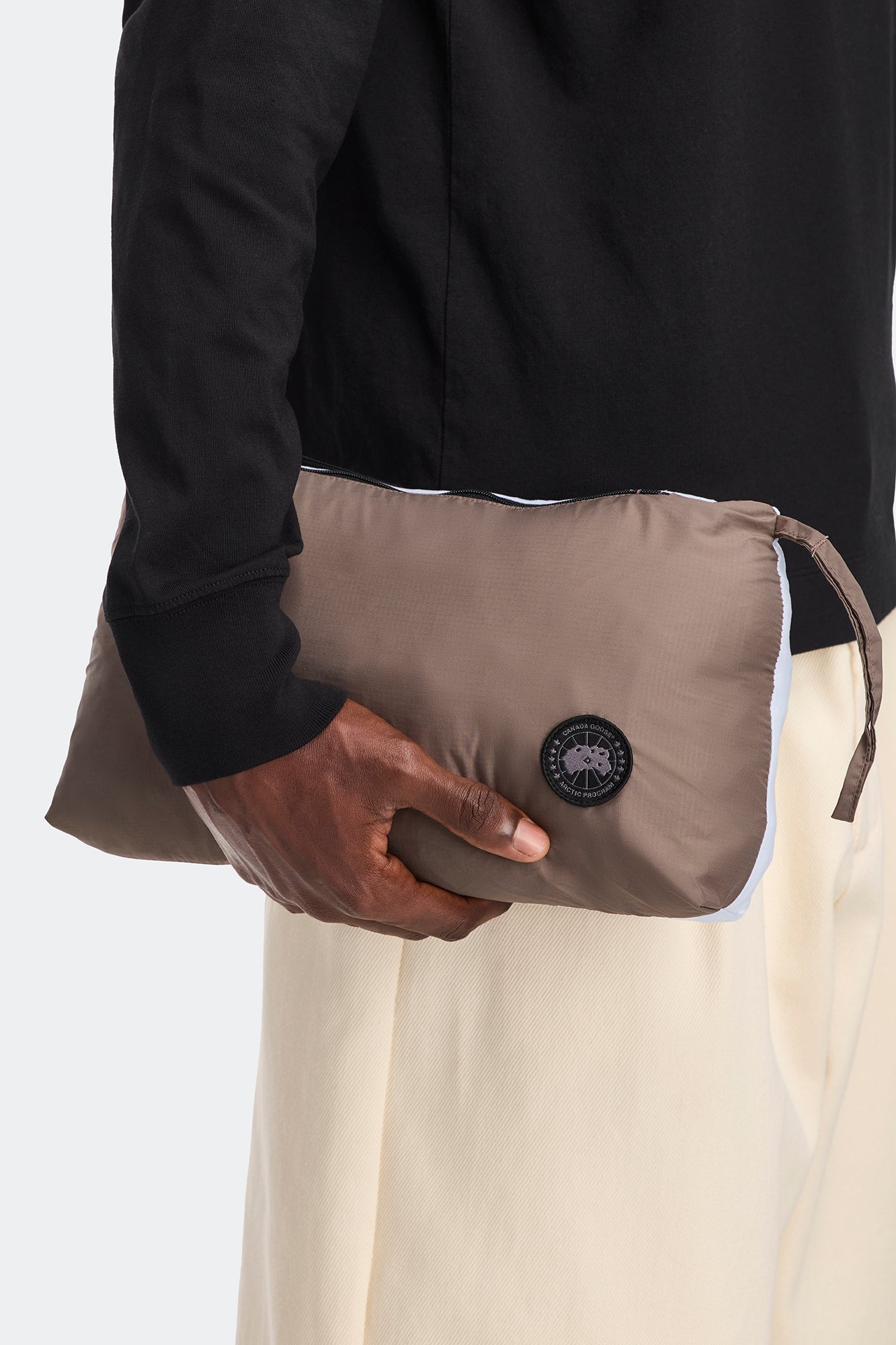 Lodge Coach Jacket Black Label (Men) - Taupe Grey - Image 7