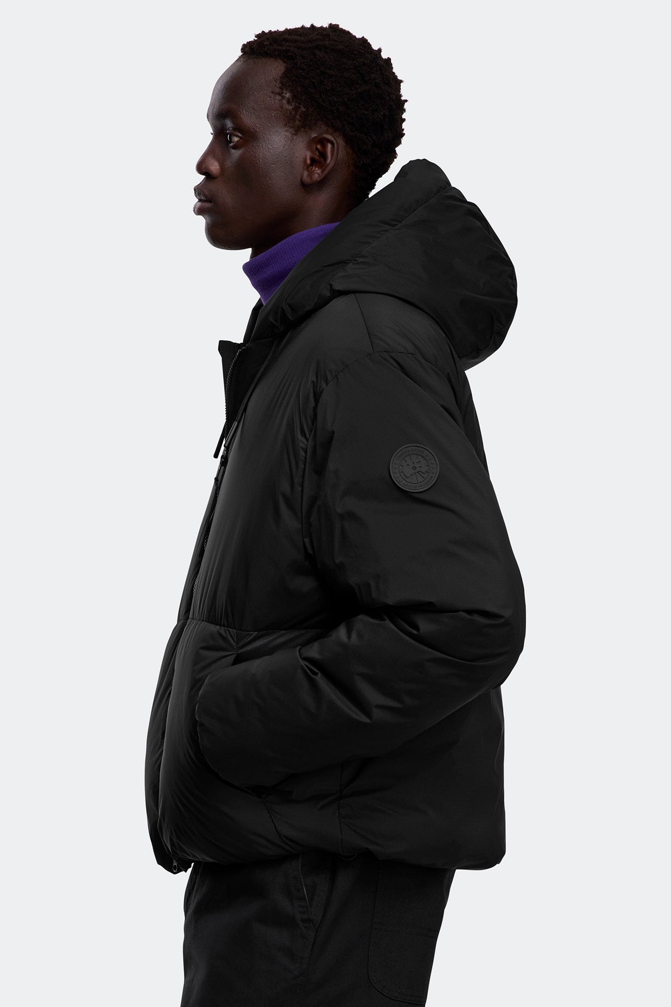 Lodge Hooded Jacket Black Label - Black