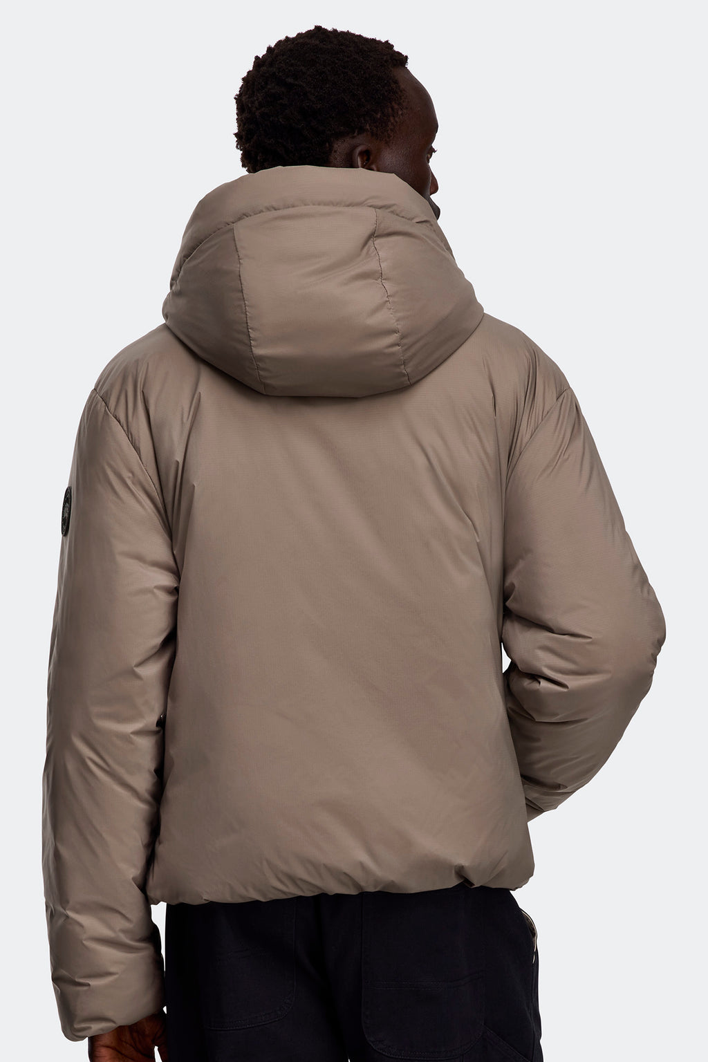 Lodge Hooded Jacket Black Label - Taupe Grey