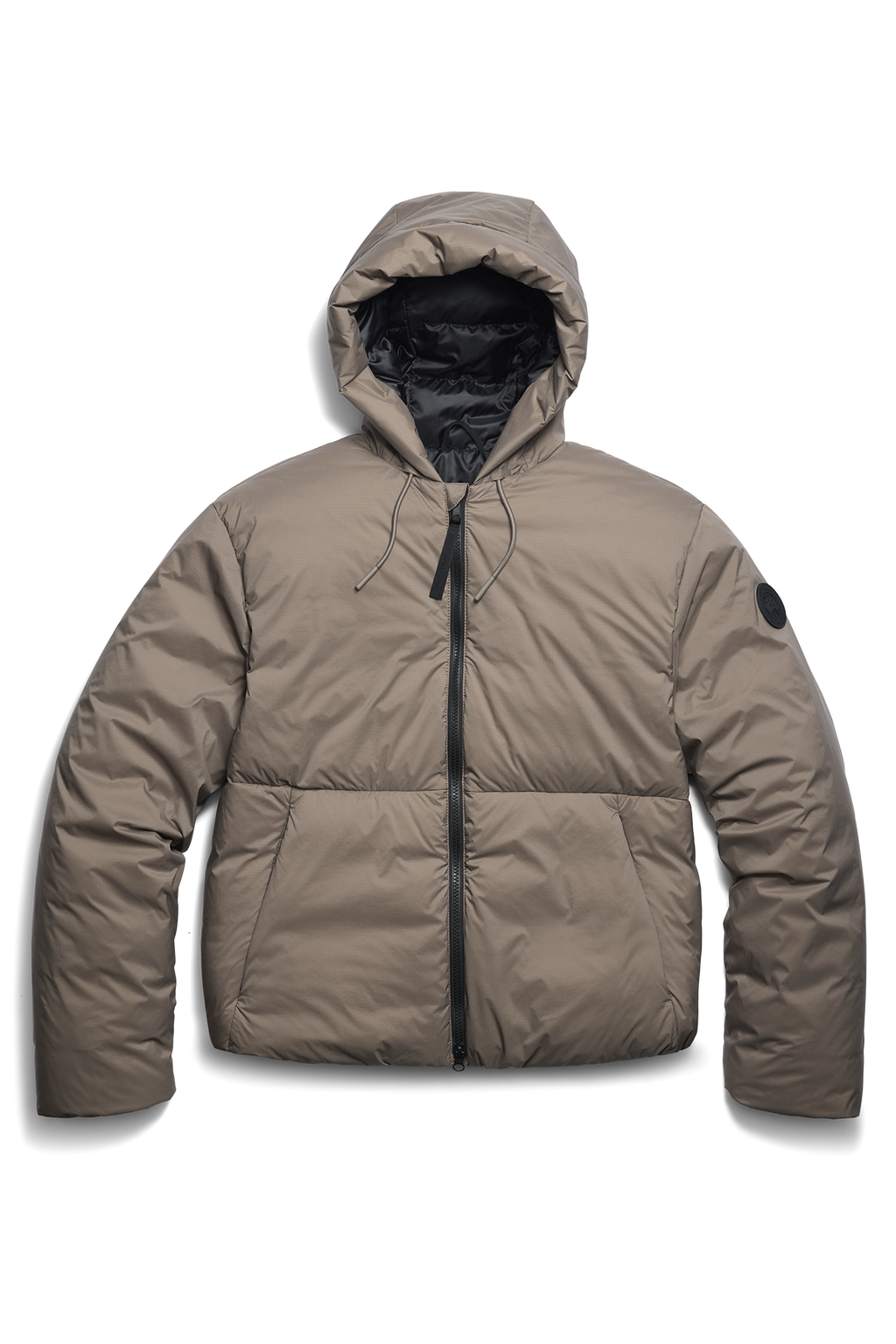 Lodge Hooded Jacket Black Label - Taupe Grey