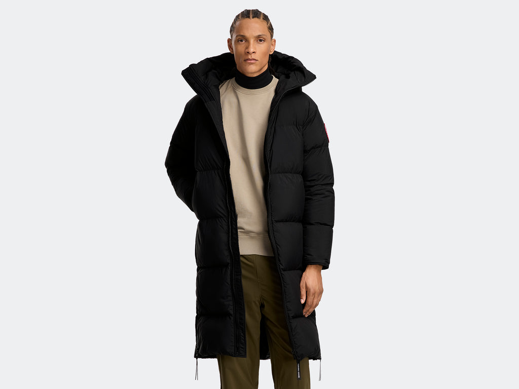 Lawrence Long Puffer (Men) - Black