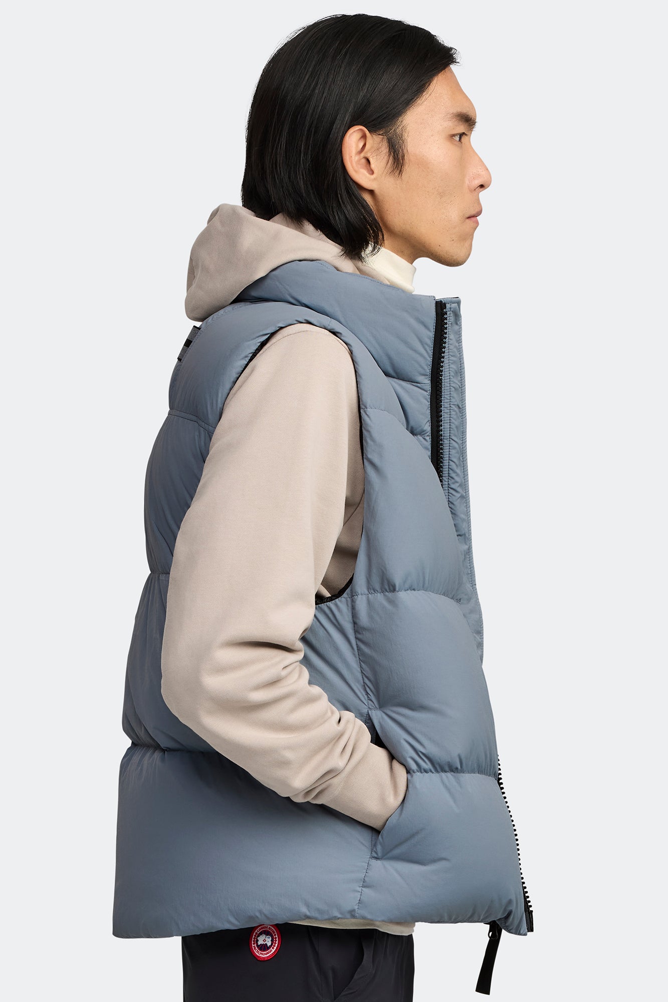 Lawrence Puffer Vest Black Label (Men) - Light Ozone Blue