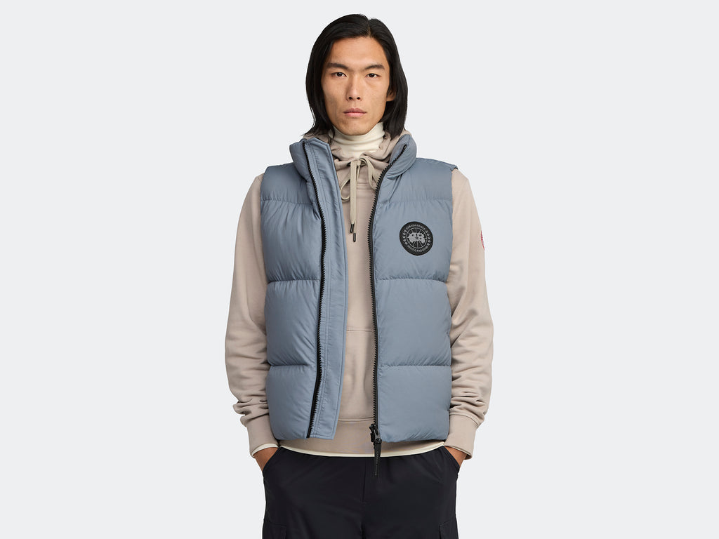 Lawrence Puffer Vest Black Label (Men) - Light Ozone Blue