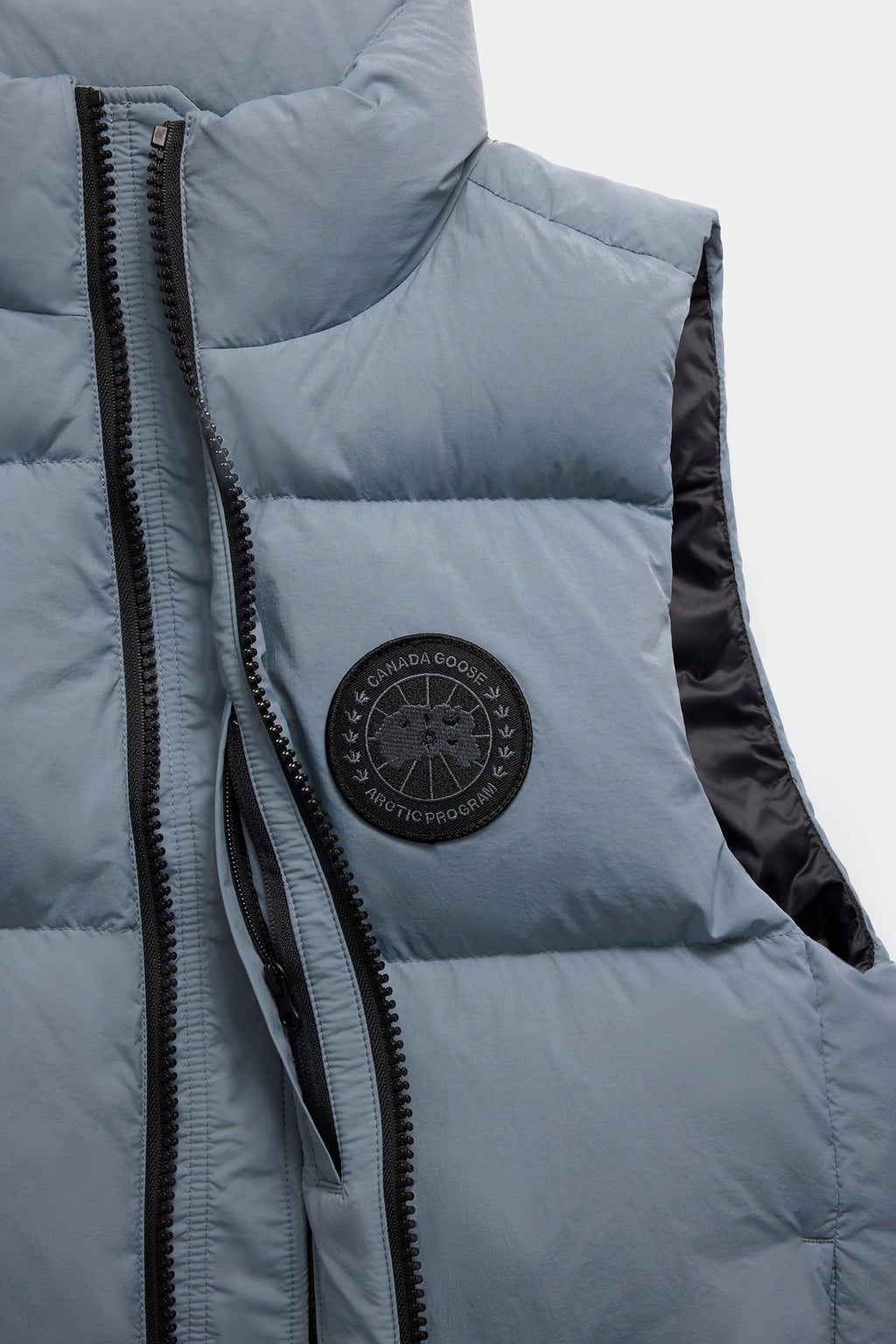 Lawrence Puffer Vest Black Label (Men) - Light Ozone Blue - Image 9
