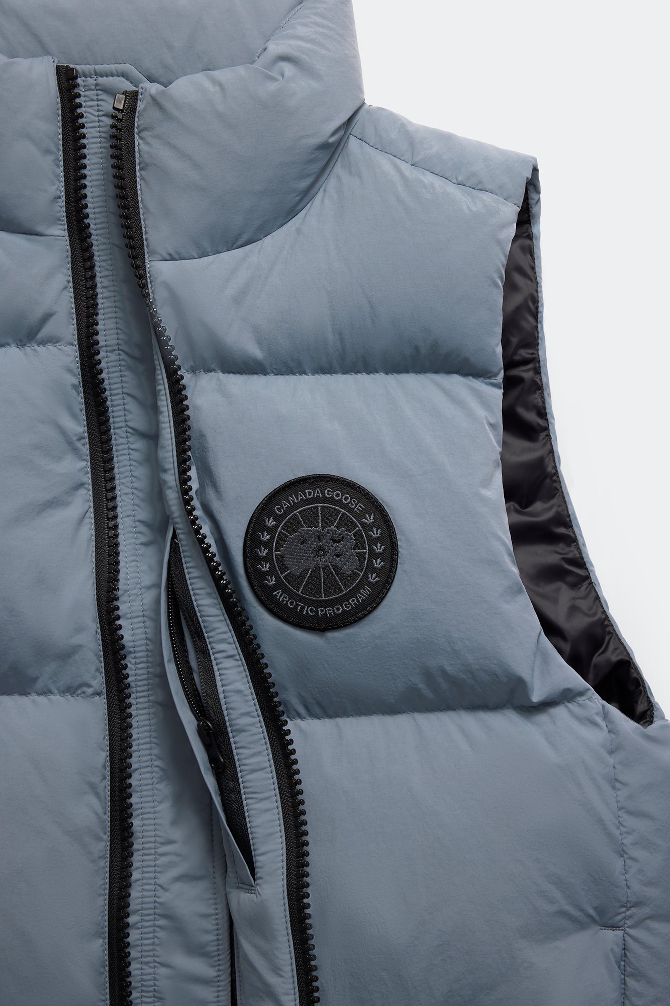 Lawrence Puffer Vest Black Label (Men) - Light Ozone Blue - Image 9