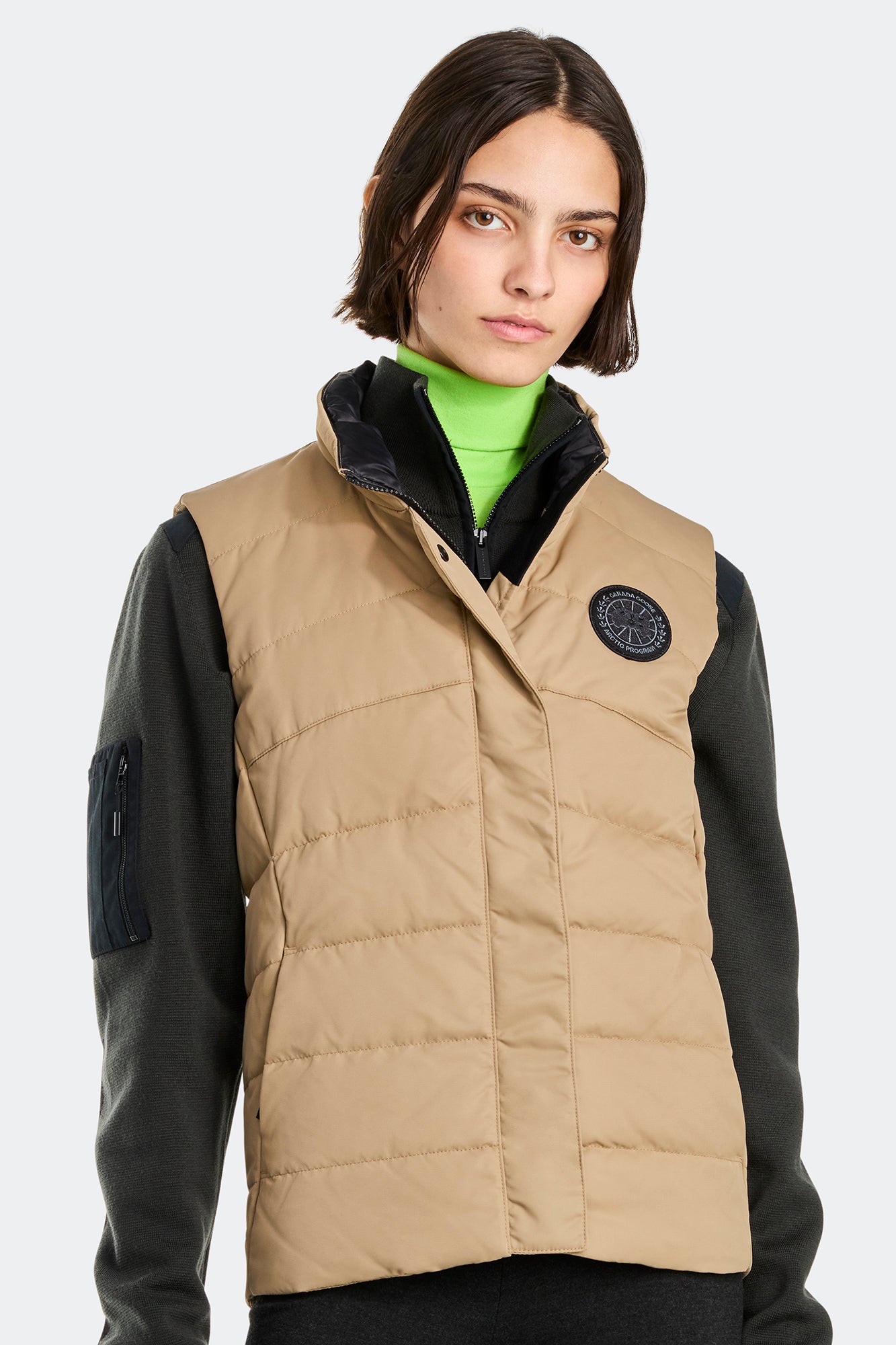 Freestyle Vest Performance Satin (Women) - Desert Sand