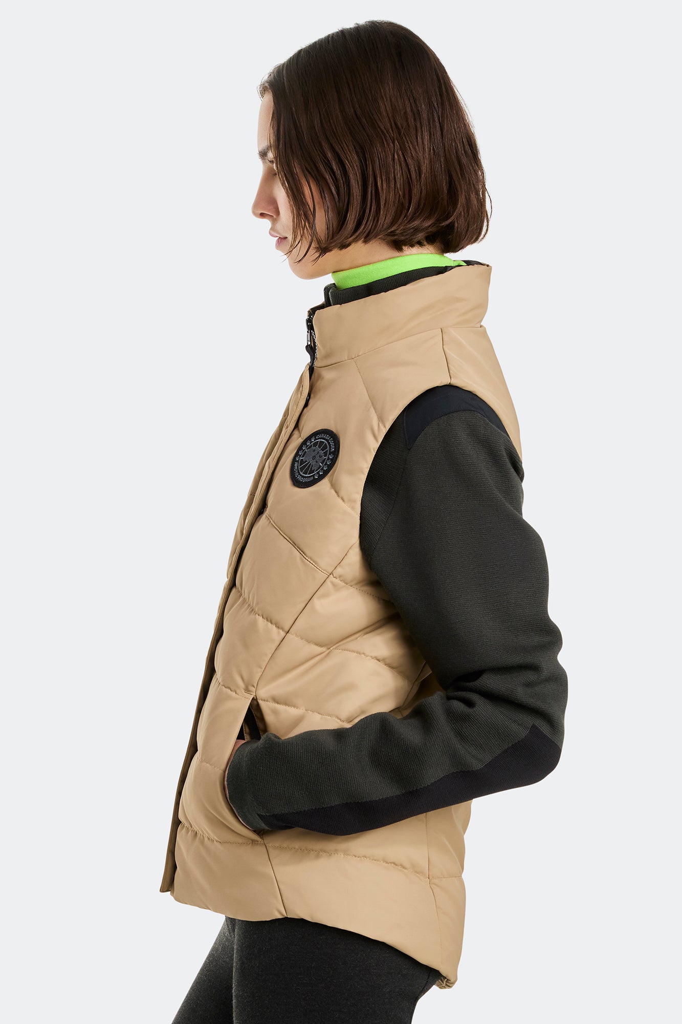 Freestyle Vest Performance Satin (Women) - Desert Sand